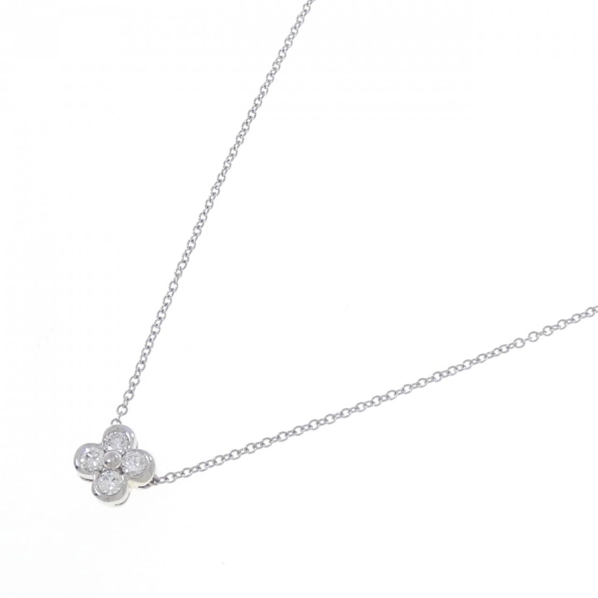 Pendant Necklace Platinum With Diamond - Image 2