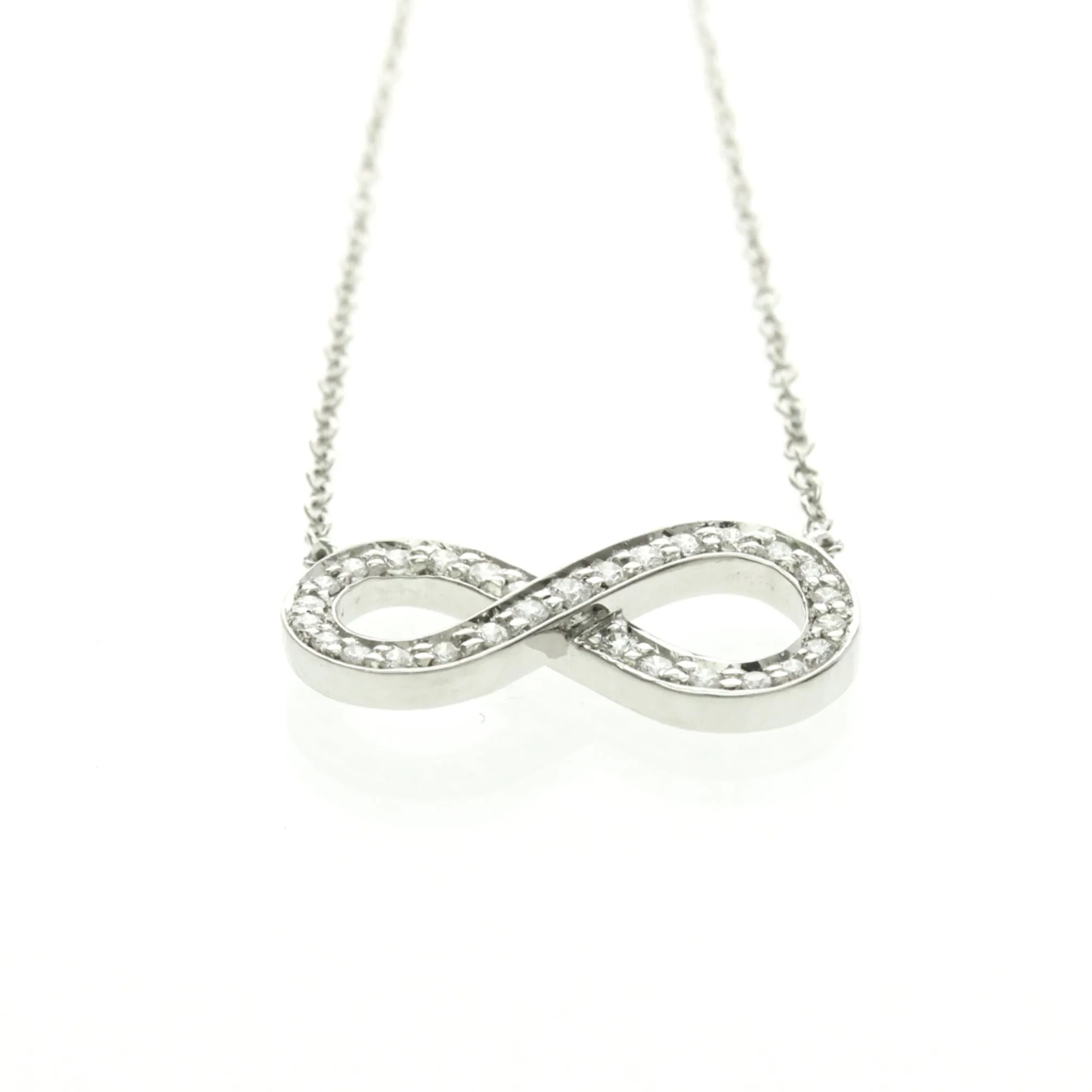 Pendant Necklace Platinum with Diamond - Image 4