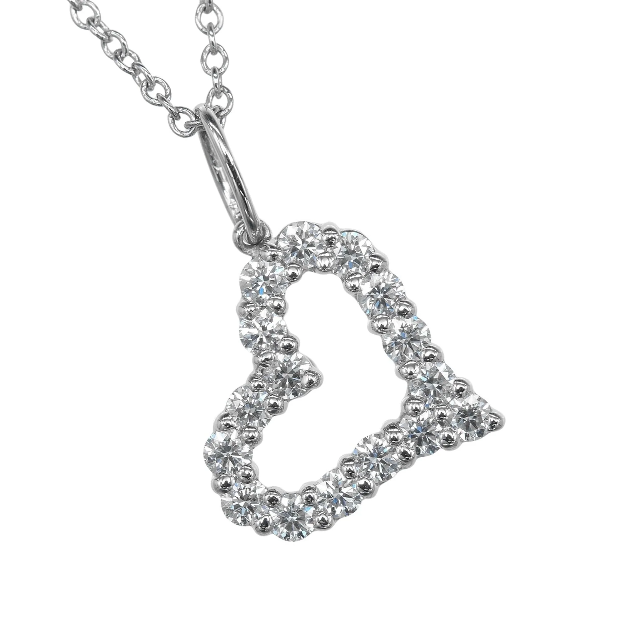 Pendant Necklace Platinum with Diamond - Image 4