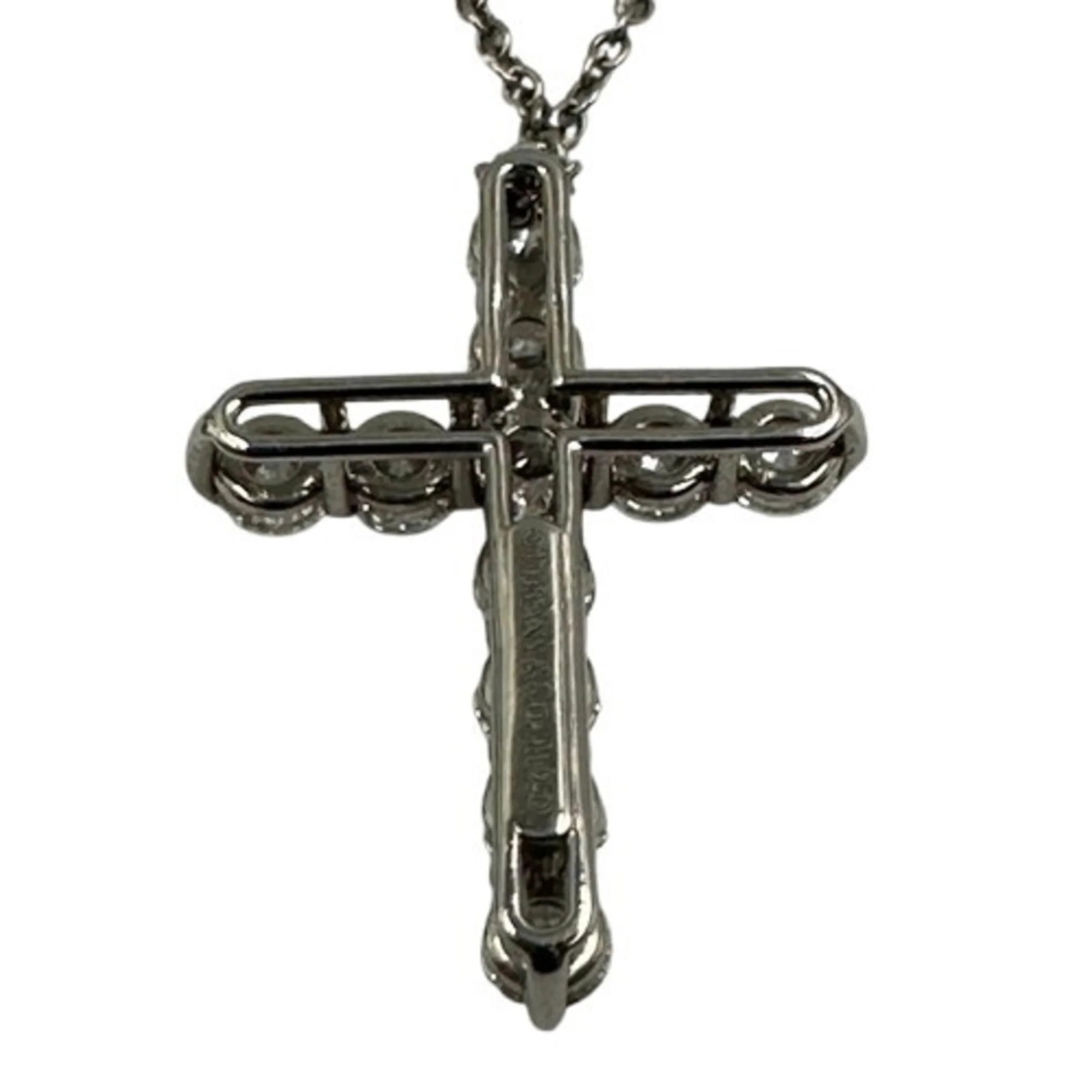 Pendant Necklace Platinum with Diamond Medium - Image 3