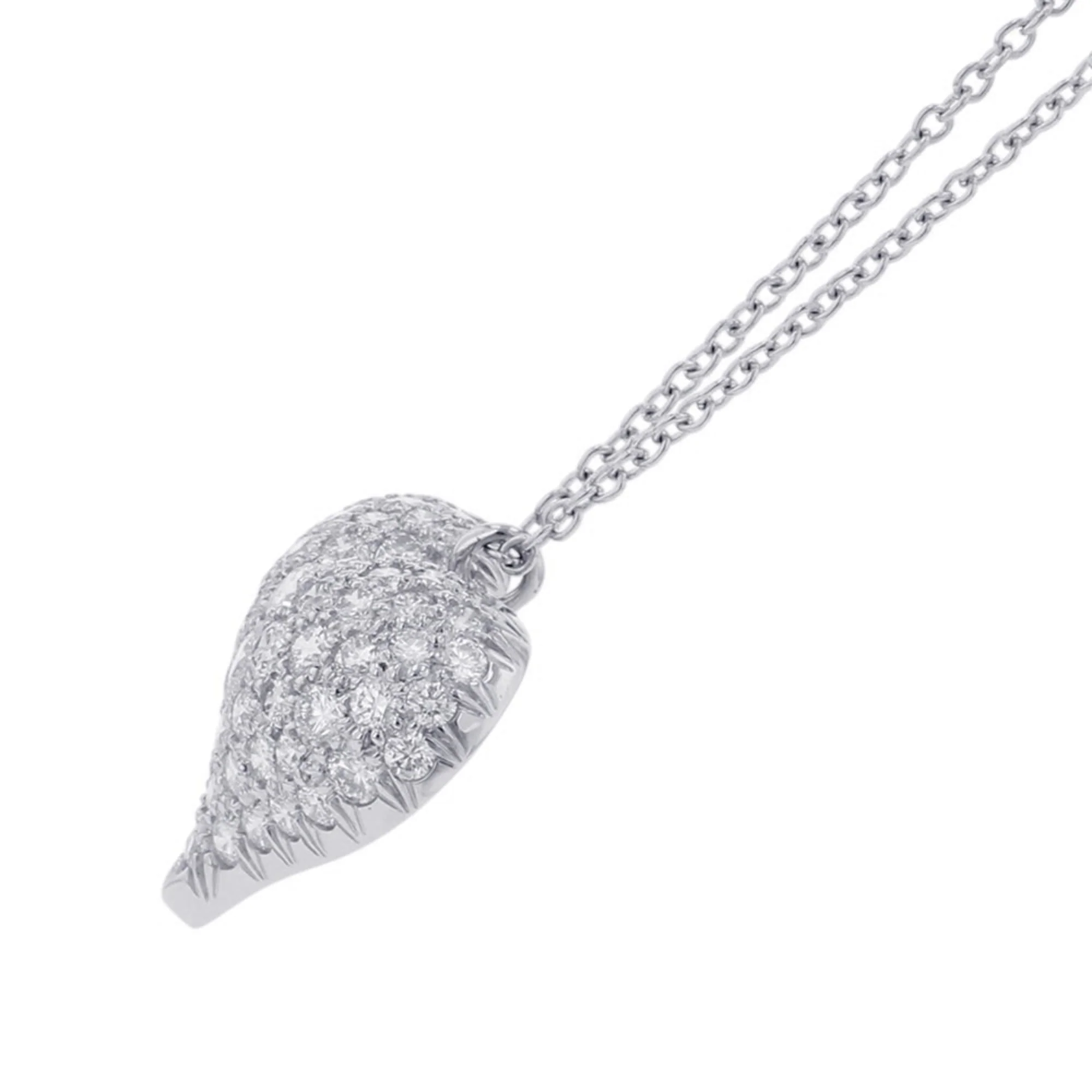 Pendant Necklace Platinum With PavŽ Diamonds - Image 2