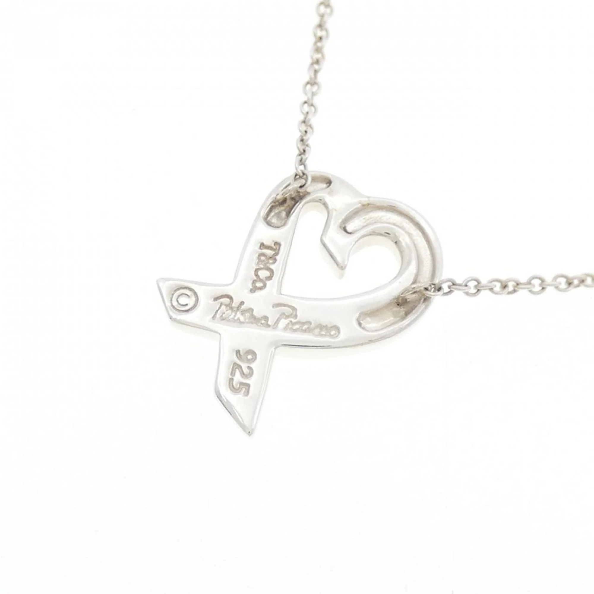 Pendant Necklace Sterling Silver with Diamond - Image 4