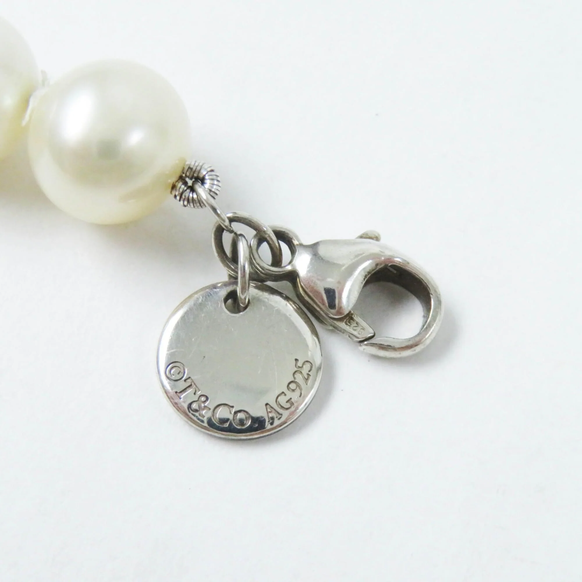 Pendant Necklace Sterling Silver with Freshwater Pearl 47cm - Image 8