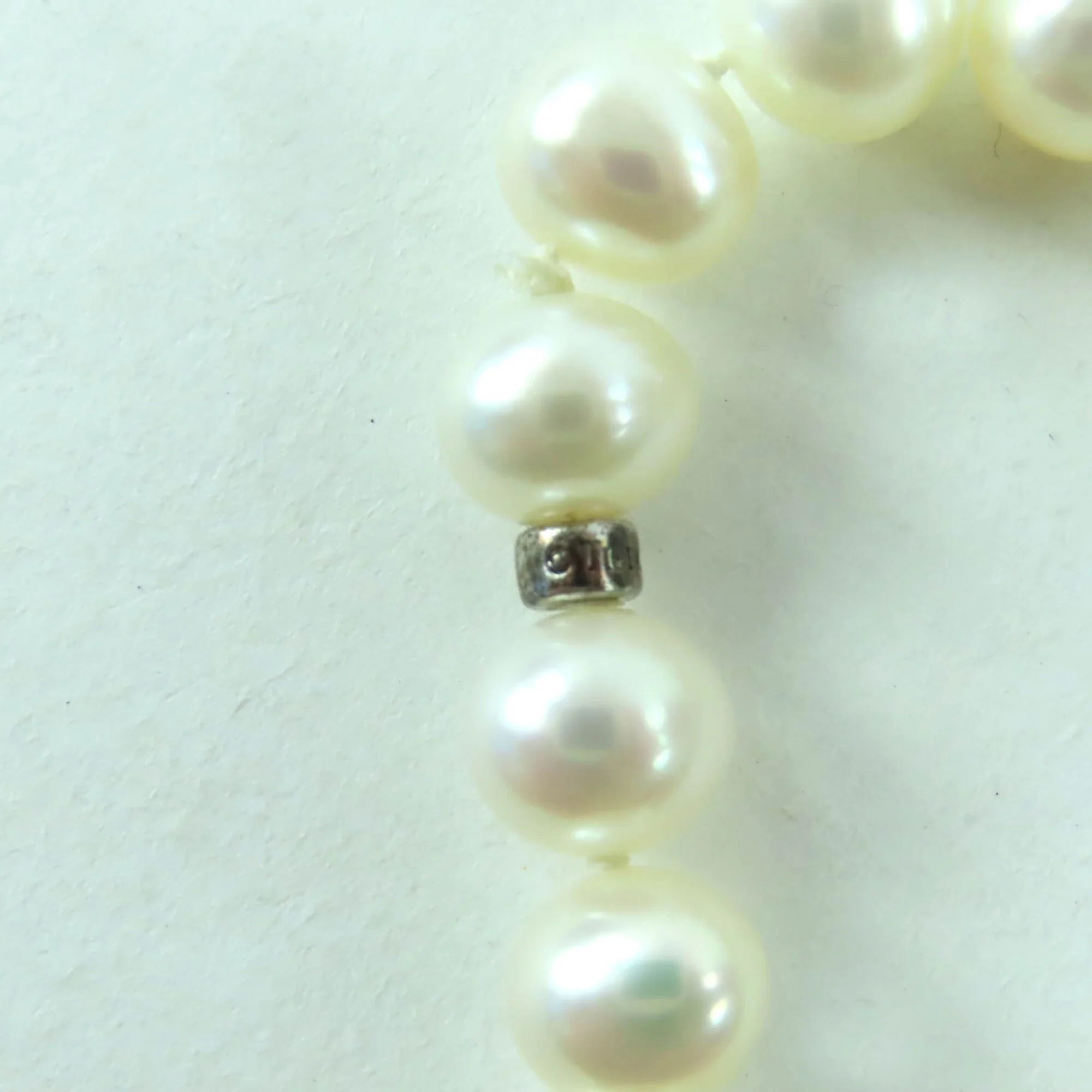 Pendant Necklace Sterling Silver with Freshwater Pearls - Image 8