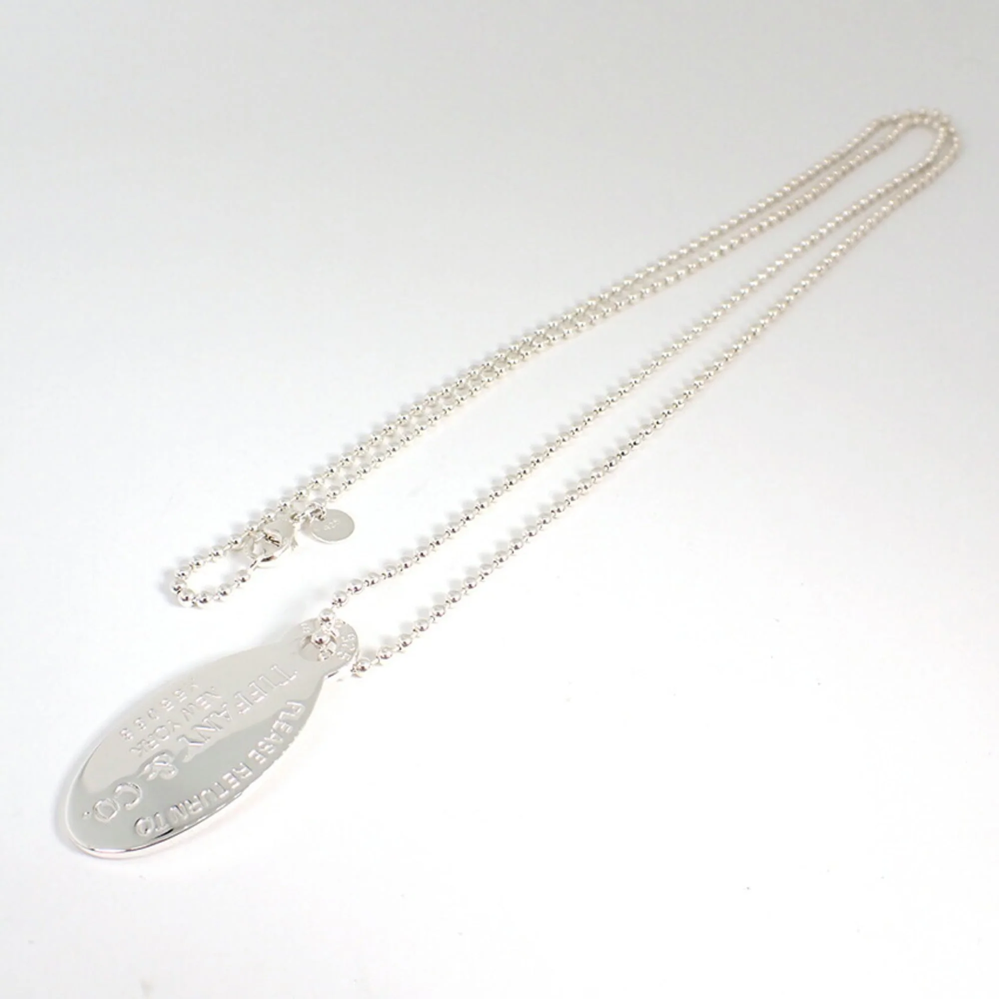 Return To Tiffany Oval Pendant Necklace Sterling Silver - Image 5