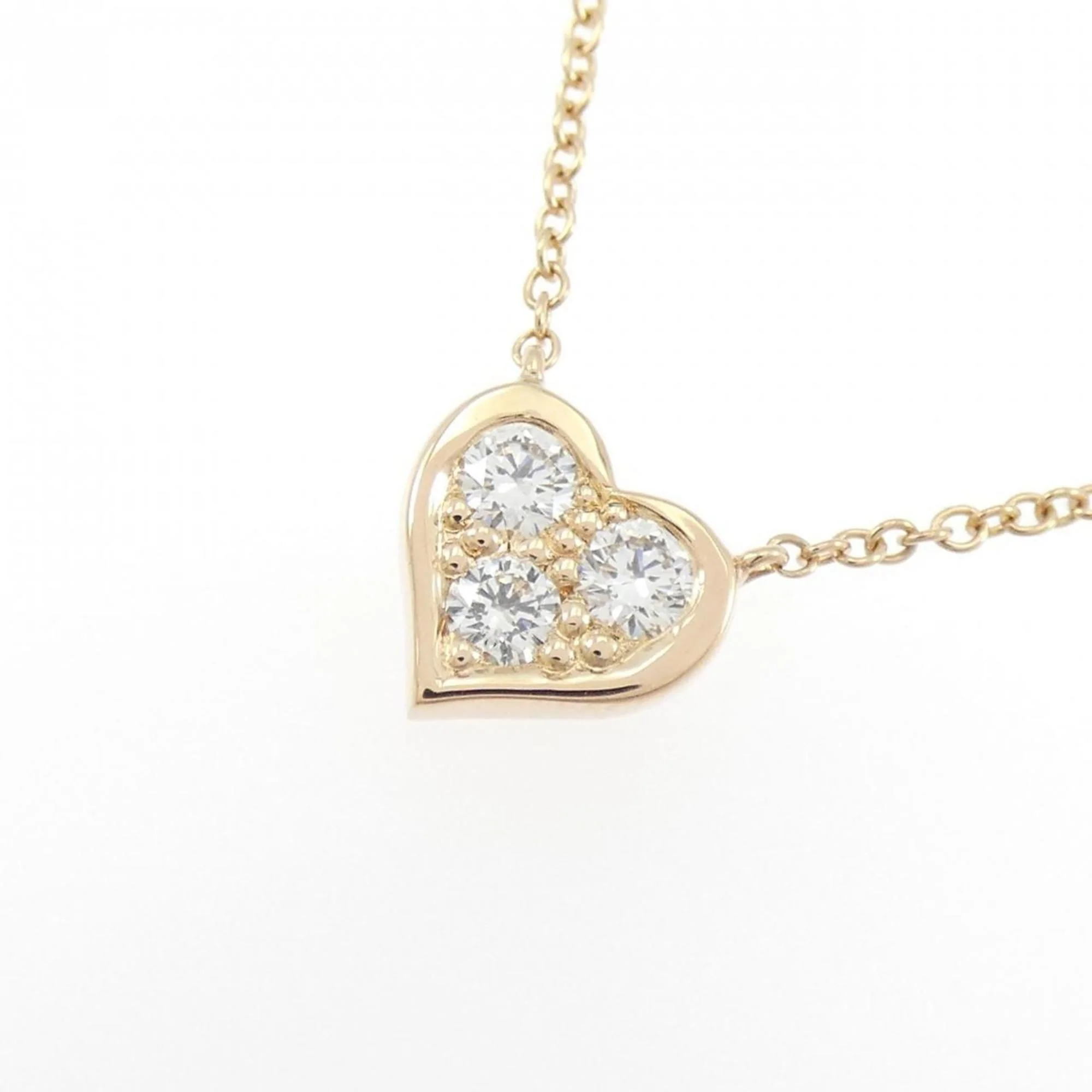Sentimental Pendant Necklace Pink with Diamond - Image 3