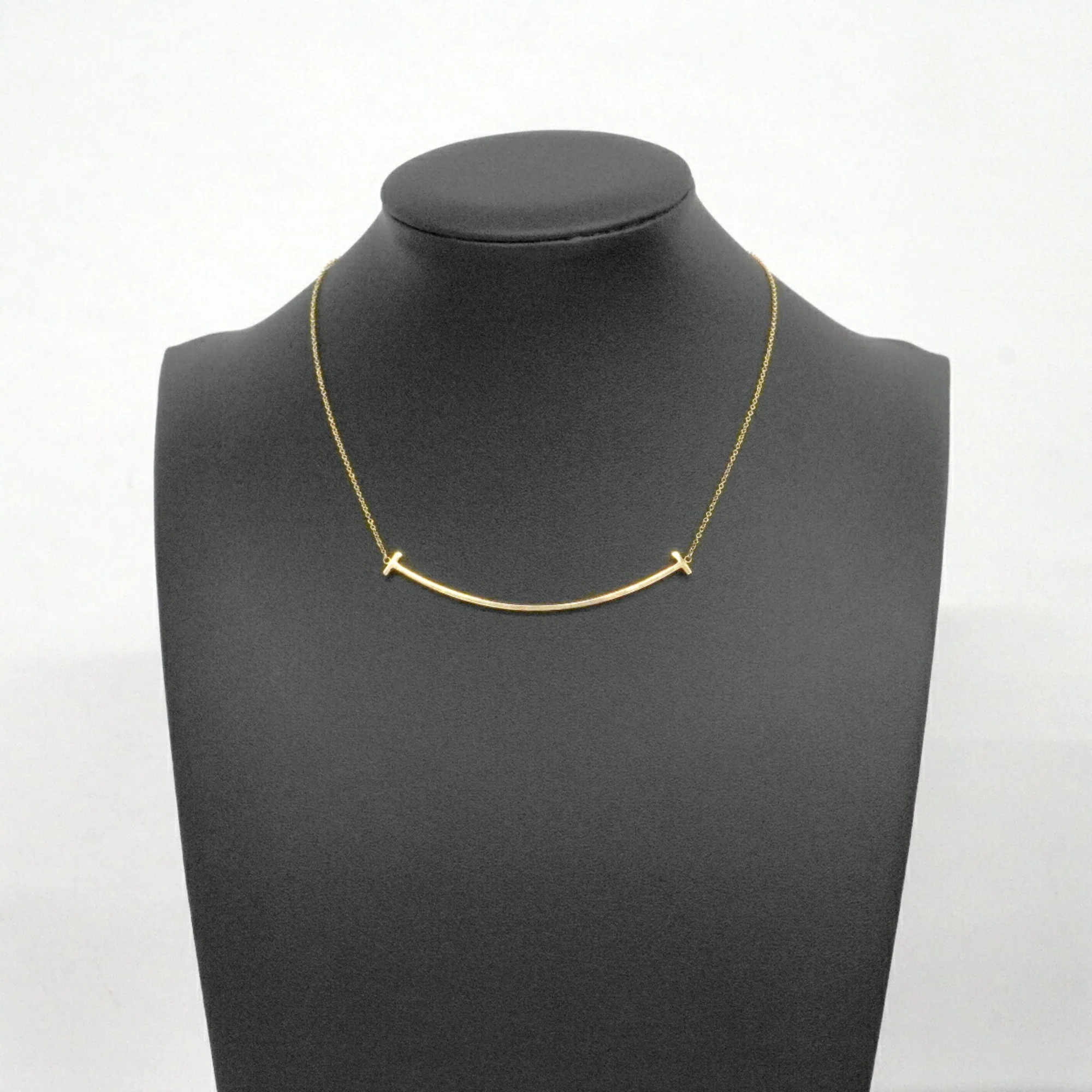 T Smile Pendant Necklace 18K Rose Gold - Image 8
