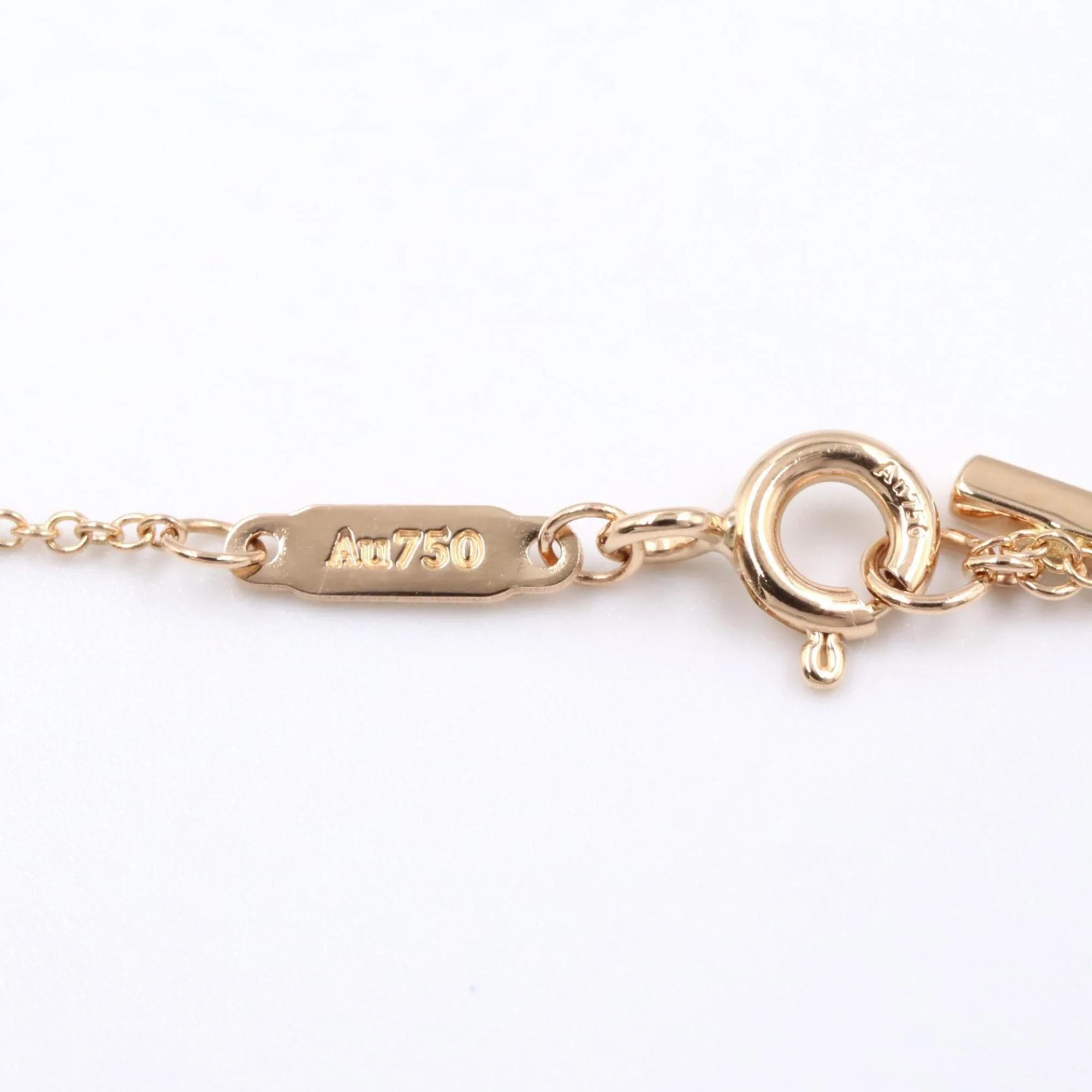 T Smile Pendant Necklace 18K Rose Gold - Image 4