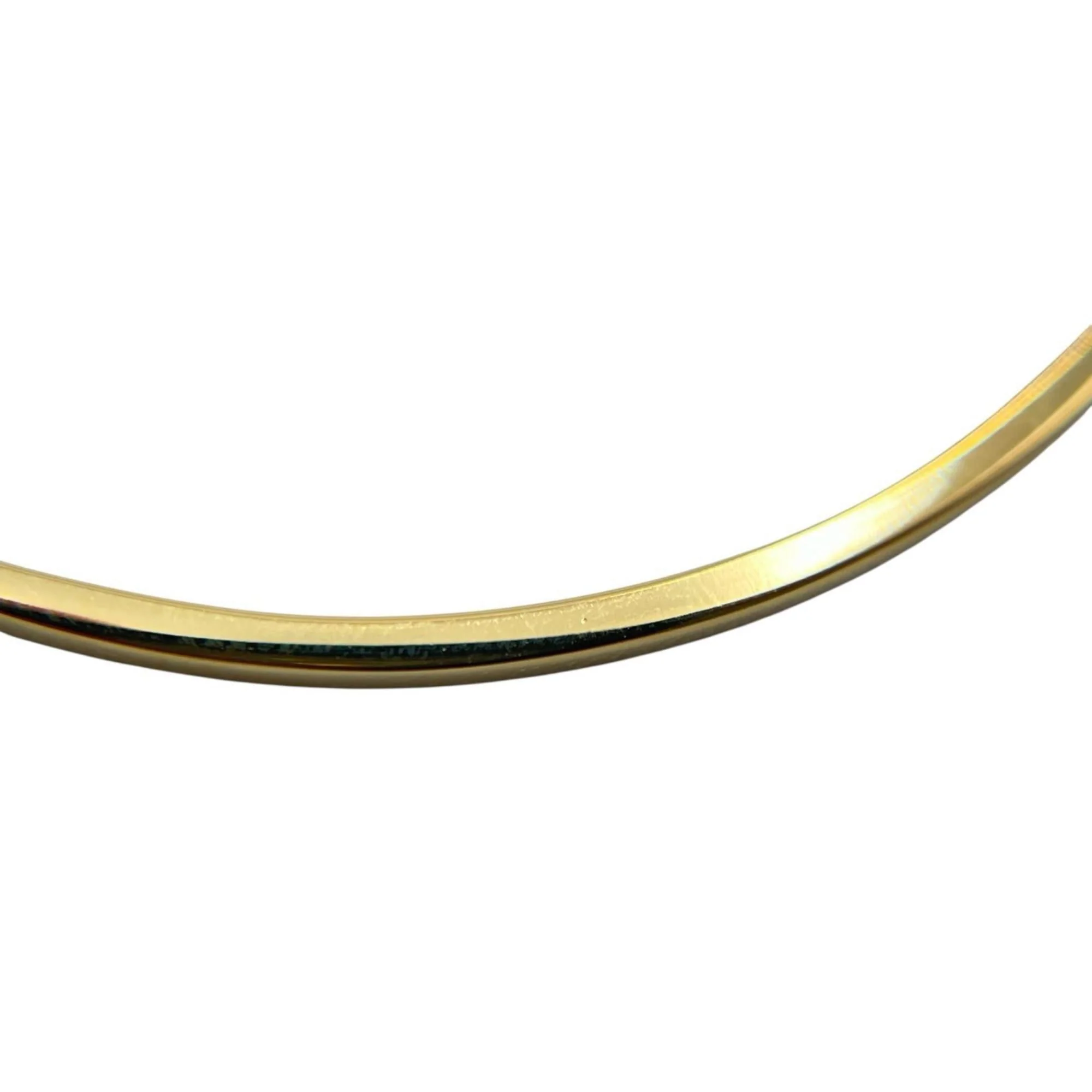T Smile Pendant Necklace 18K Yellow Gold - Image 3