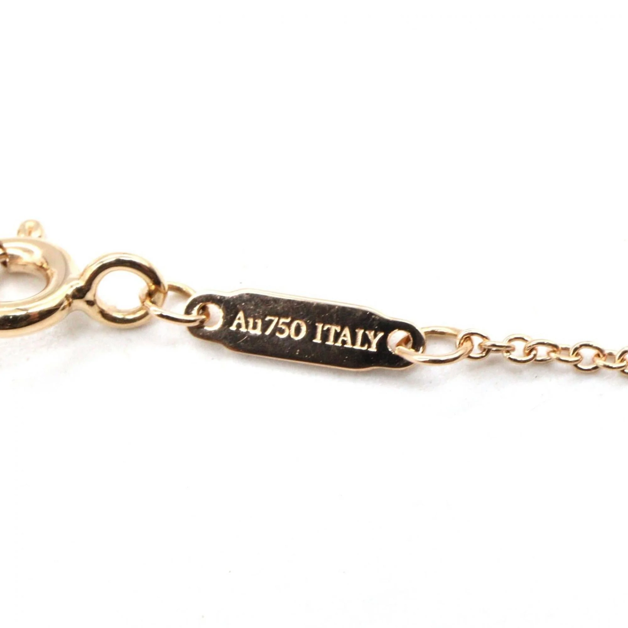T Smile Pendant Necklace 18K Yellow Gold - Image 4