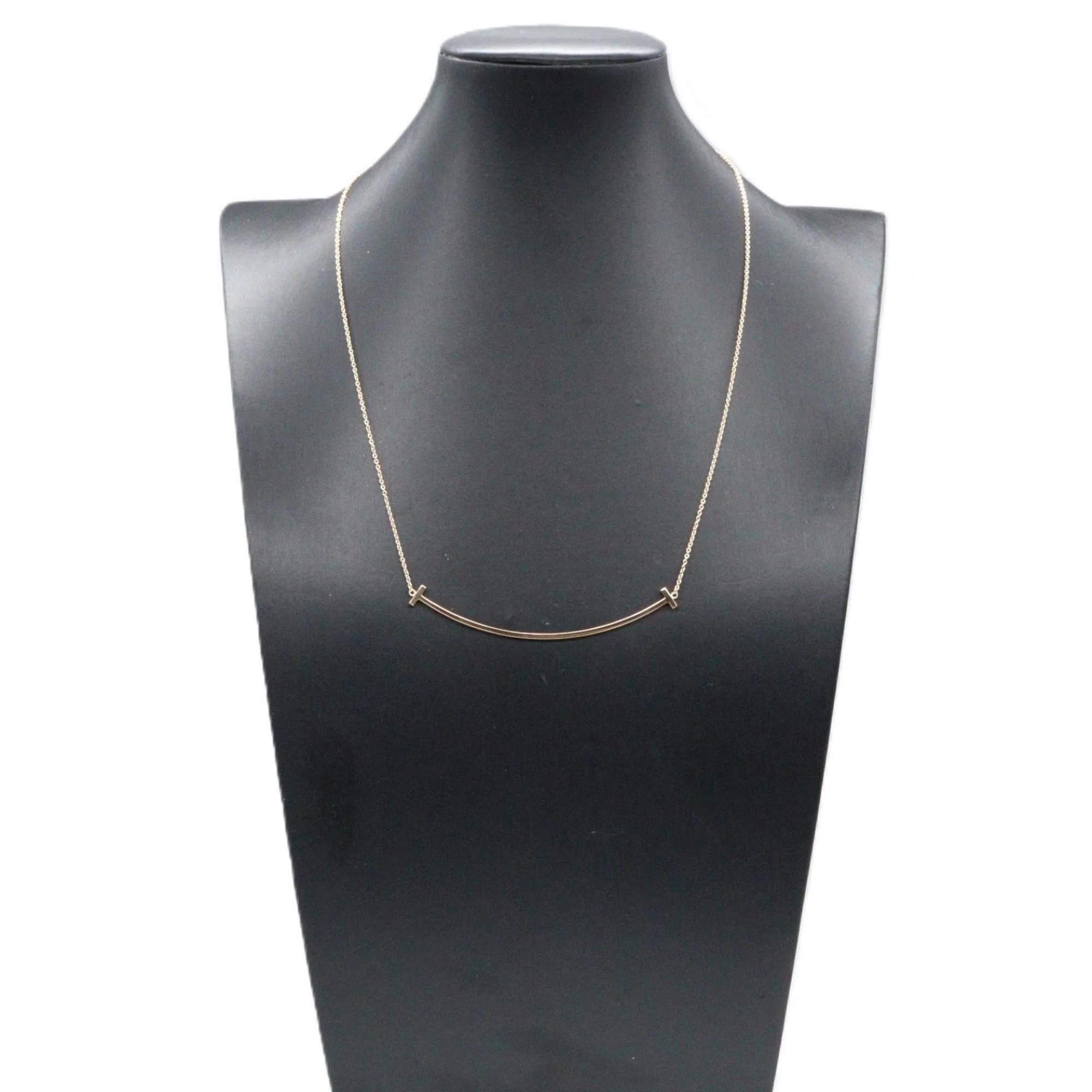 T Smile Pendant Necklace 18K Yellow Gold - Image 6