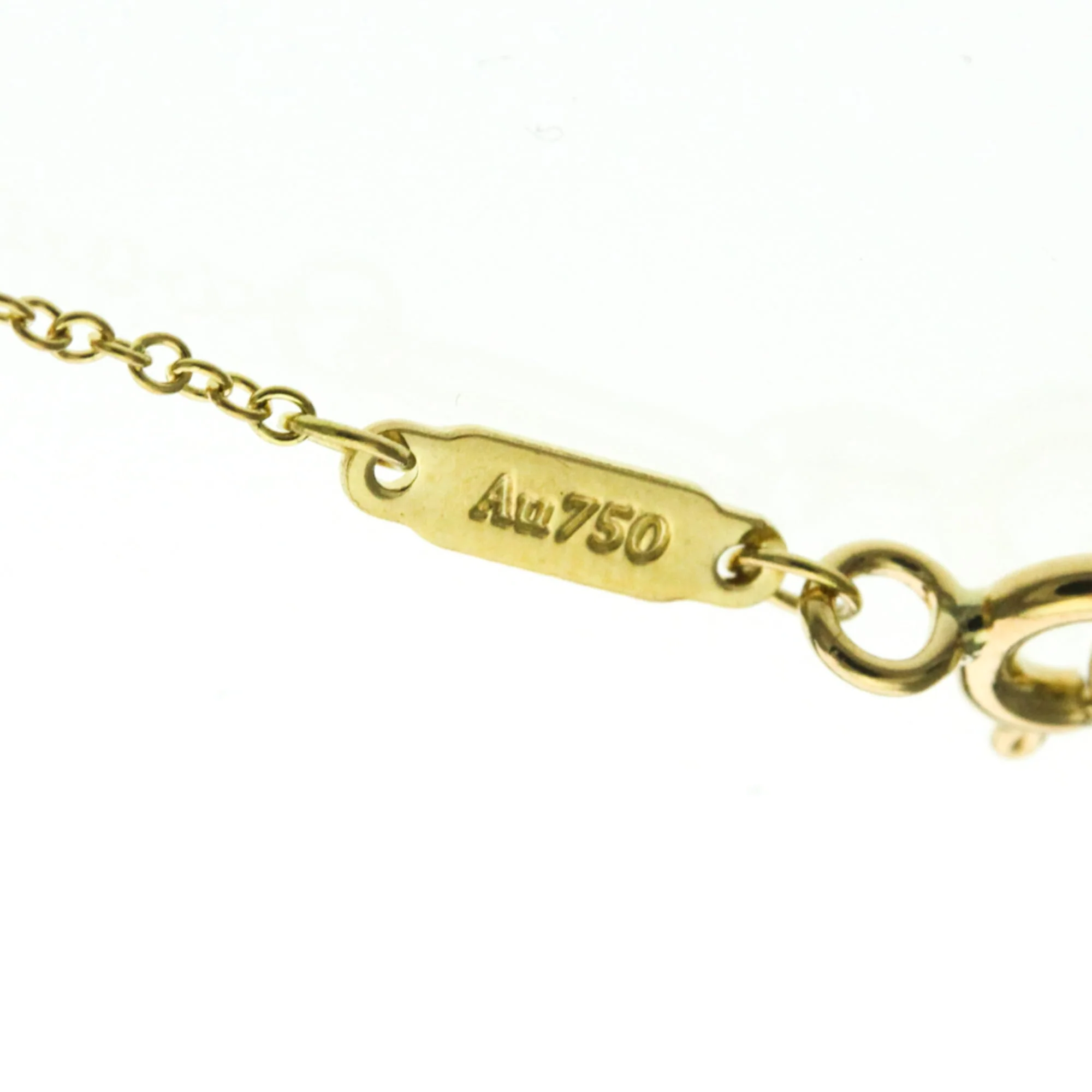 T Smile Pendant Necklace 18K Yellow Gold - Image 9