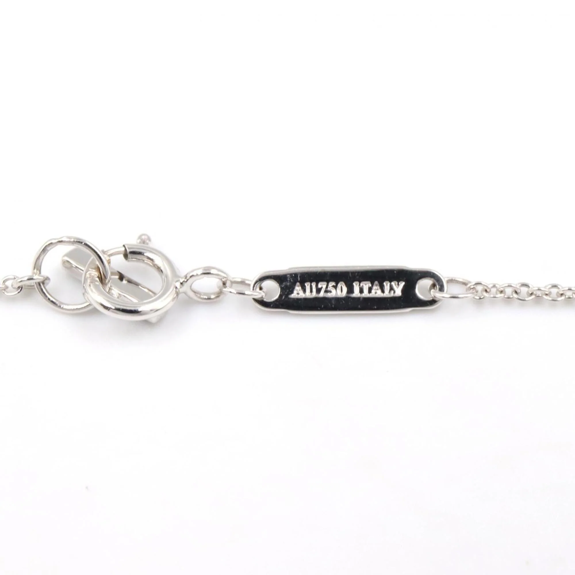 T-Two Pendant Necklace 18K White Gold with Diamond - Image 5