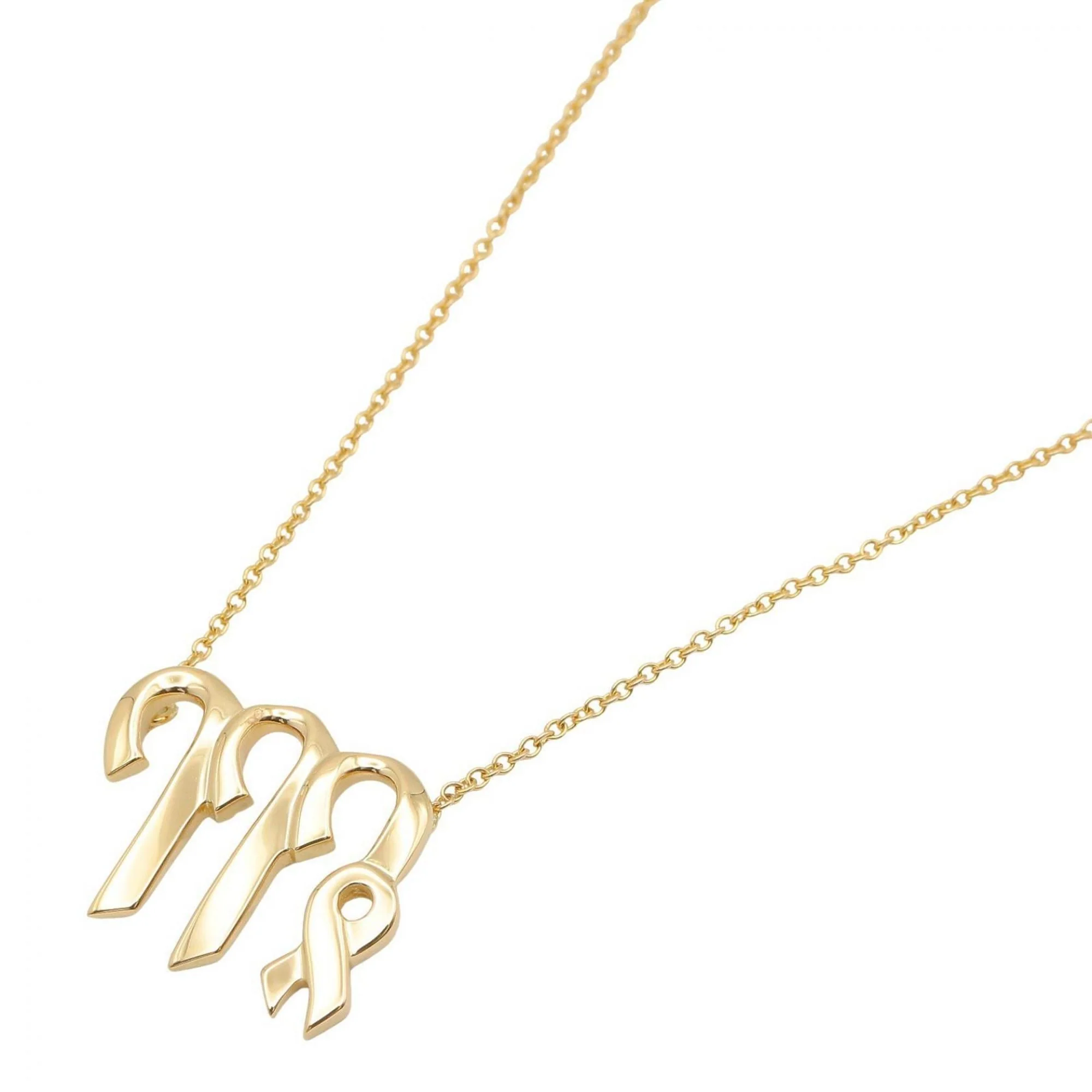 Virgo Pendant Necklace 18K Yellow Gold
