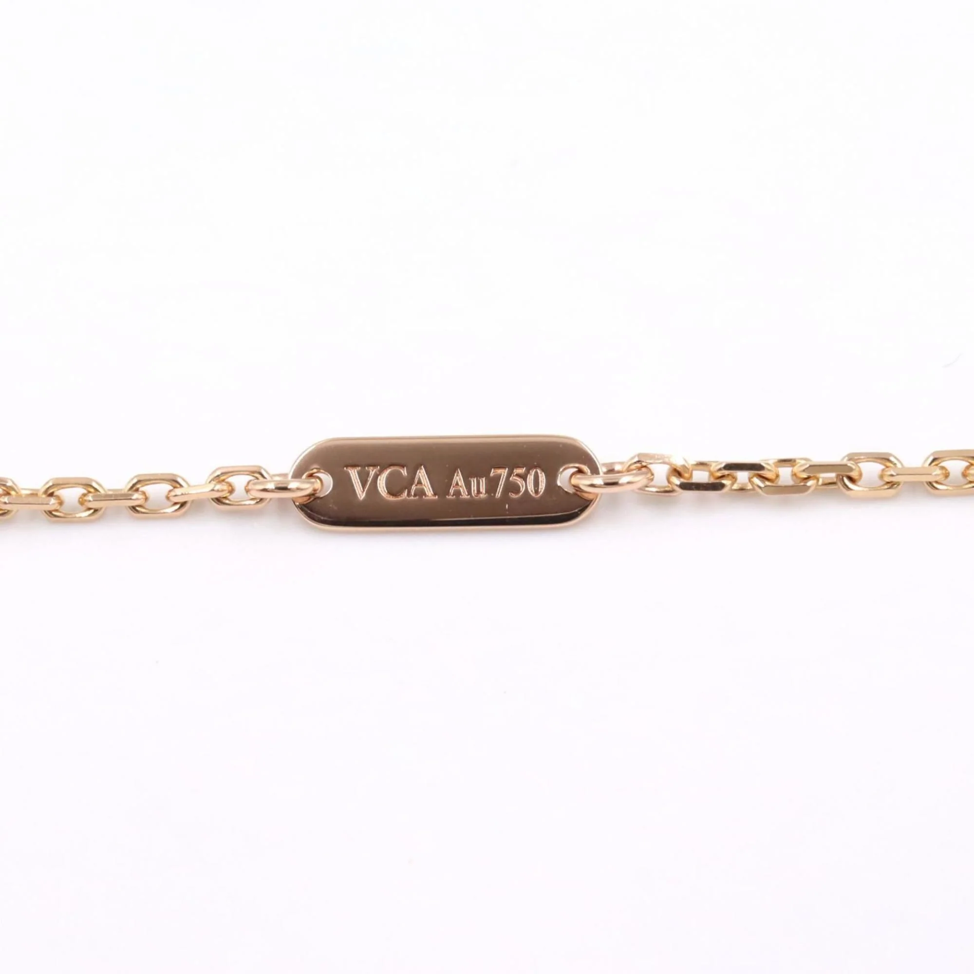 De Papillon Pendant Necklace 18K Rose Gold with Diamond and Sapphire - Image 3