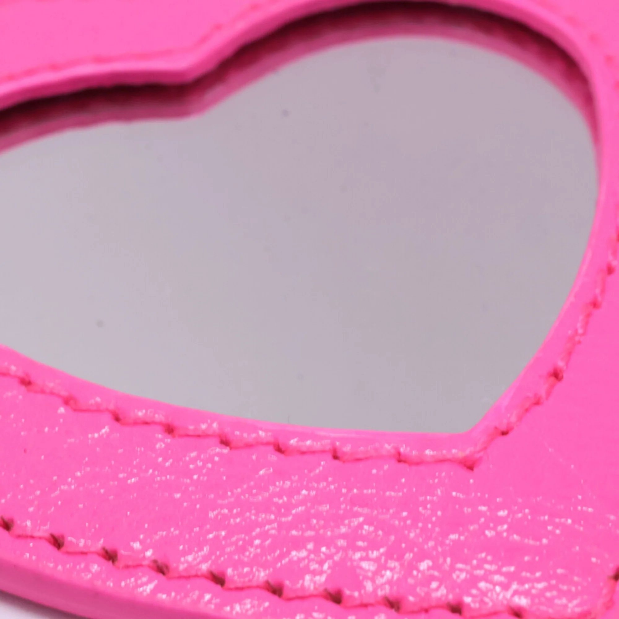 Heart Mirror Charm Pink Handbag Charm - Image 7