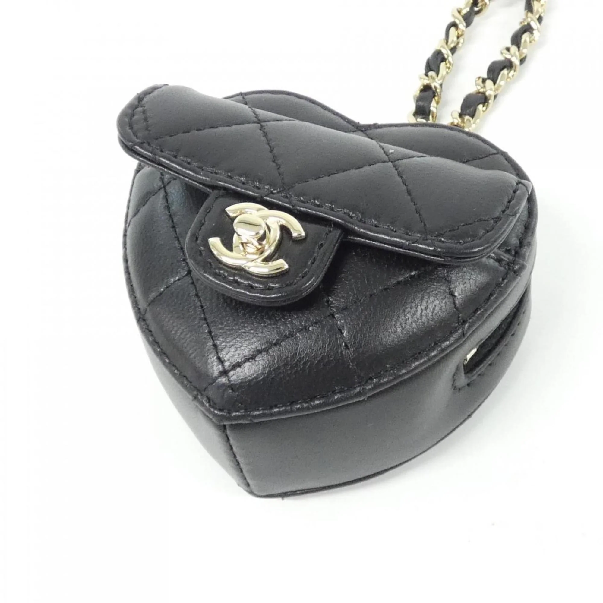 Charm Leather Black Handbag Charm - Image 3