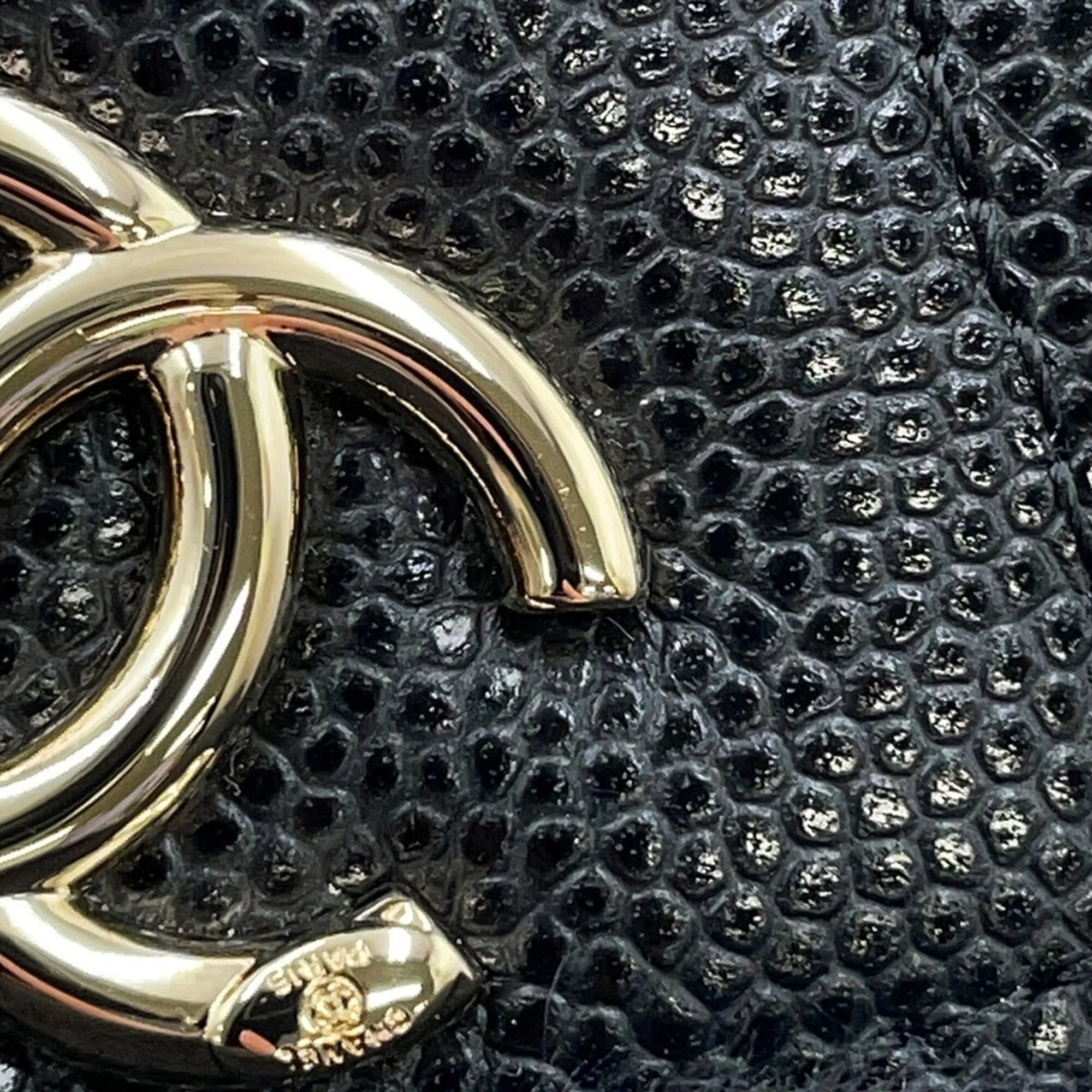 Matelasse Charm Mini Pouch Black Handbag Charm - Image 6