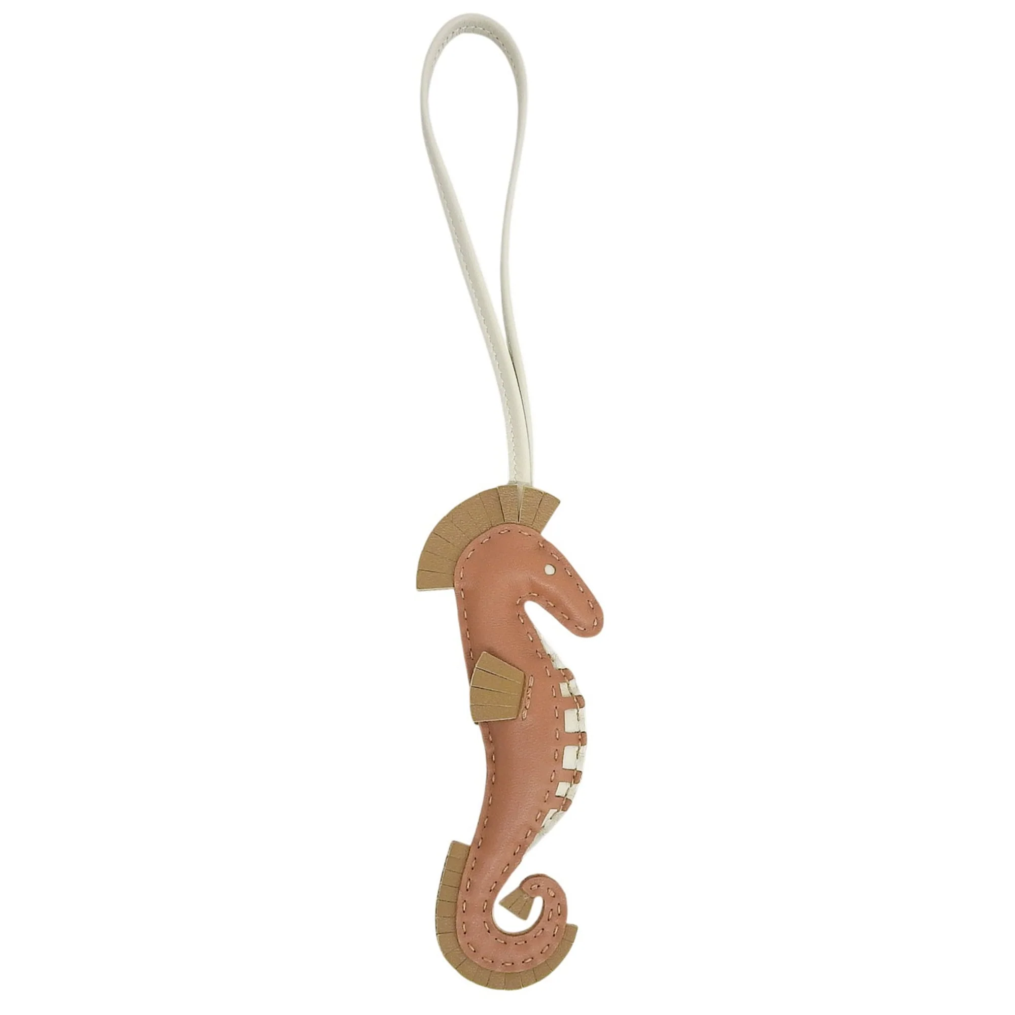 Bag Charm Agneau Milo Brown Kraft Handbag Charm - Image 3