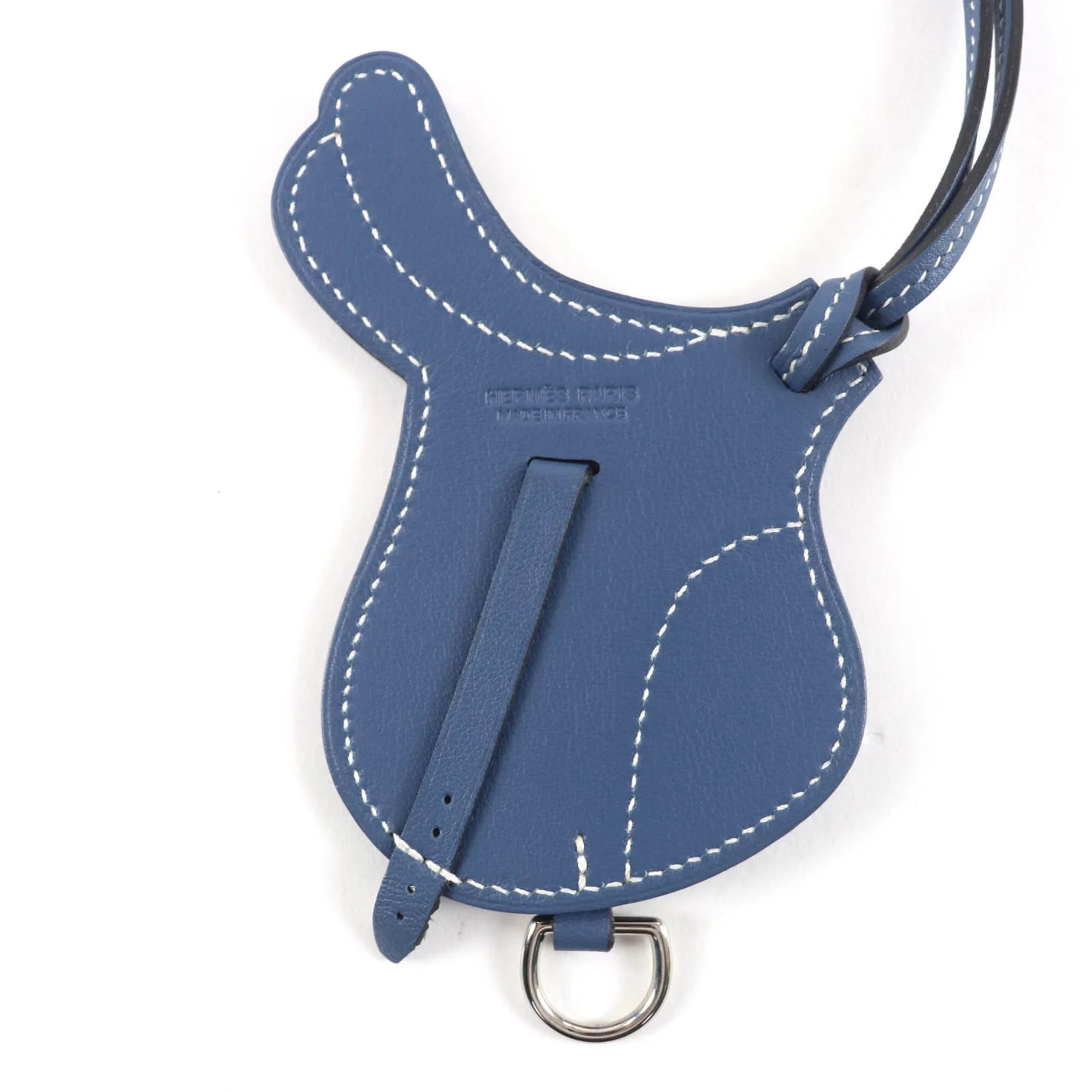Paddock Sailor Charm Swift Leather Vert Handbag Charm - Image 4