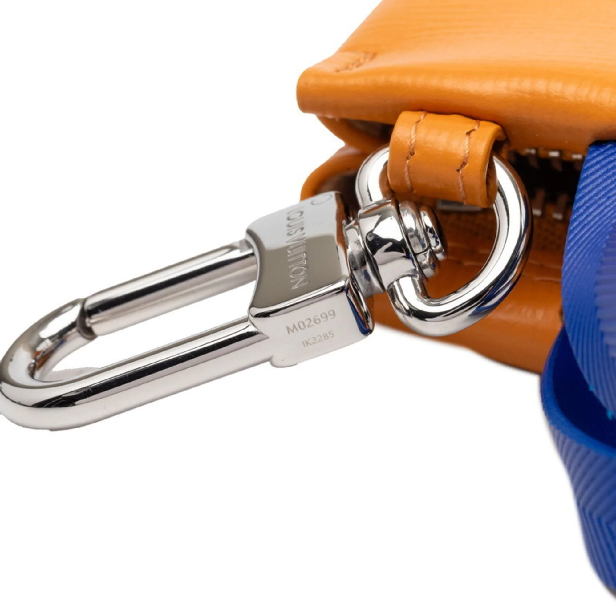 Charm Orange Leather Handbag Charm - Image 6