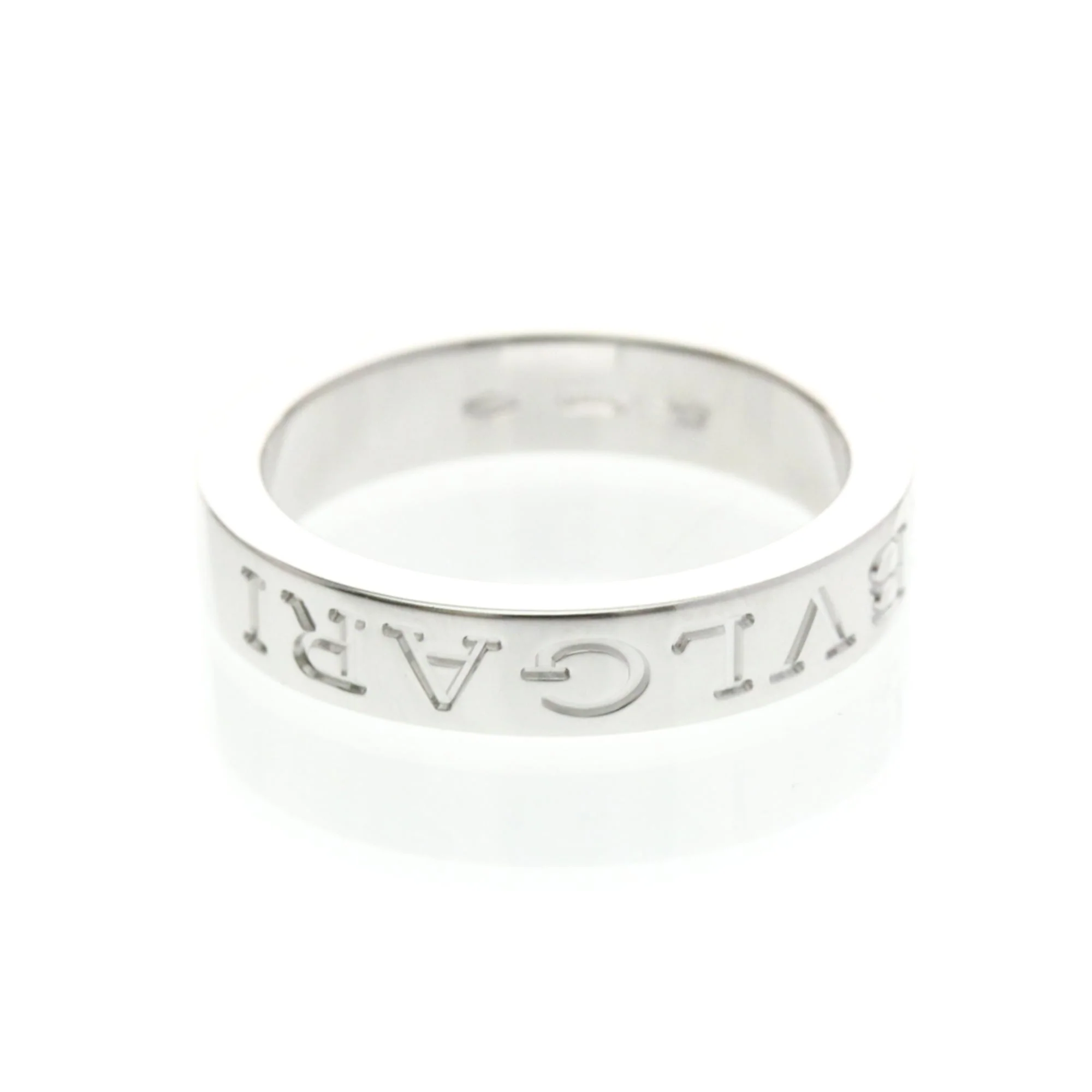 Band Ring 18K White Gold with Diamond - Image 4