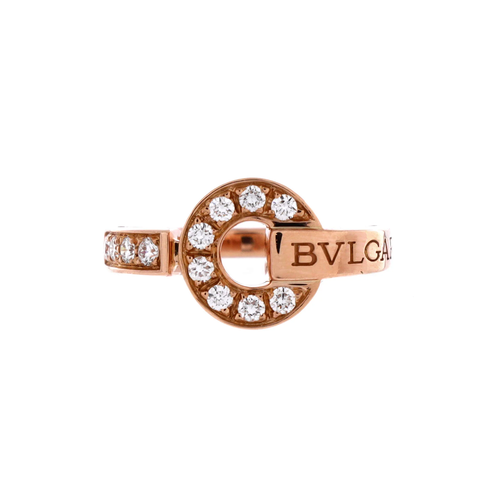 Bvlgari Bvlgari Ring 18K Rose Gold and Diamonds