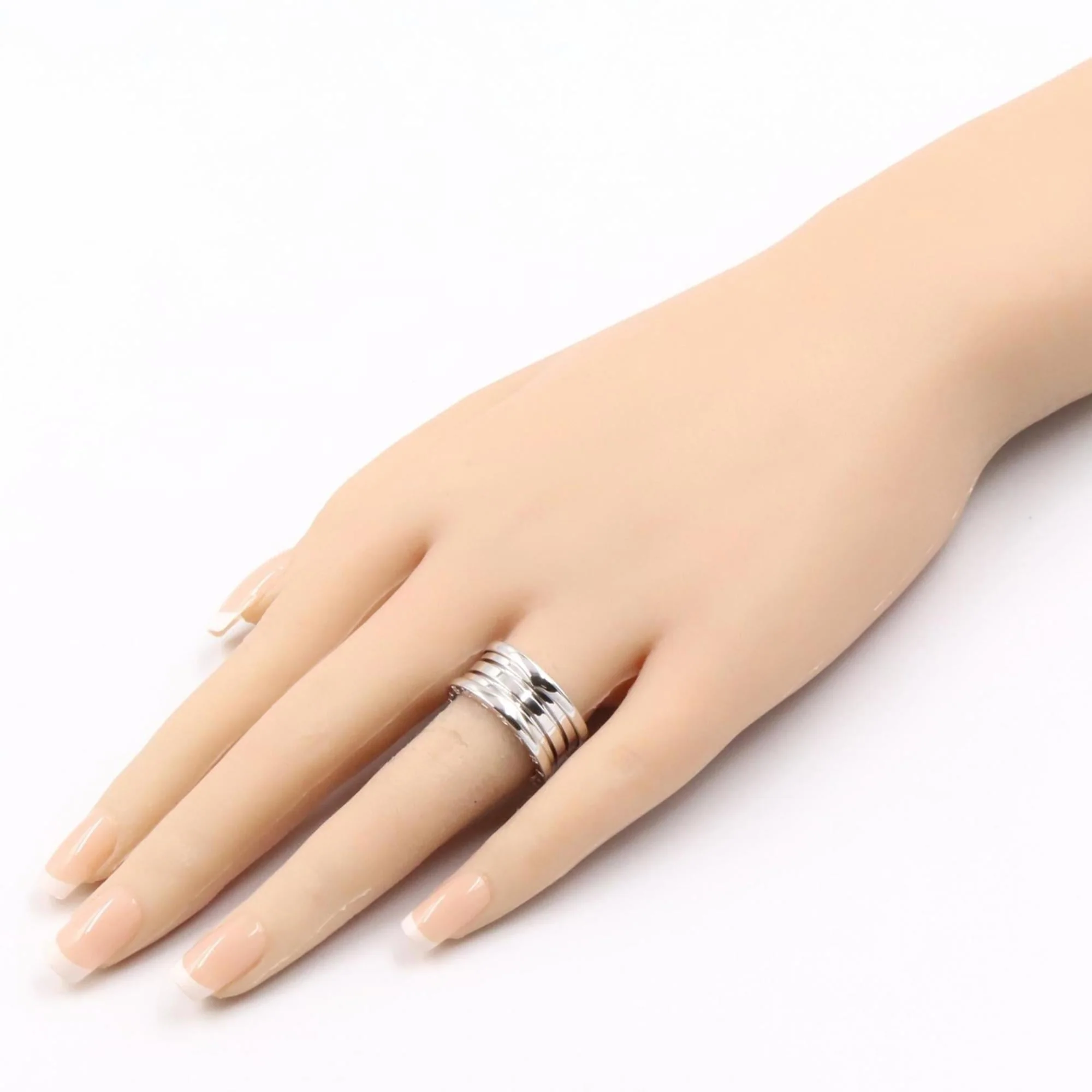 B.Zero1 Ring 18K White Gold and Sterling Silver - Image 7