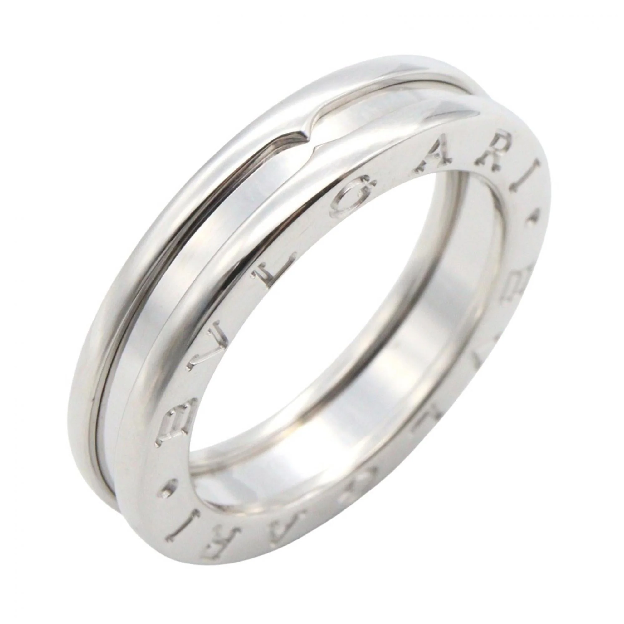 B.Zero1 Ring 18K White Gold and Sterling Silver