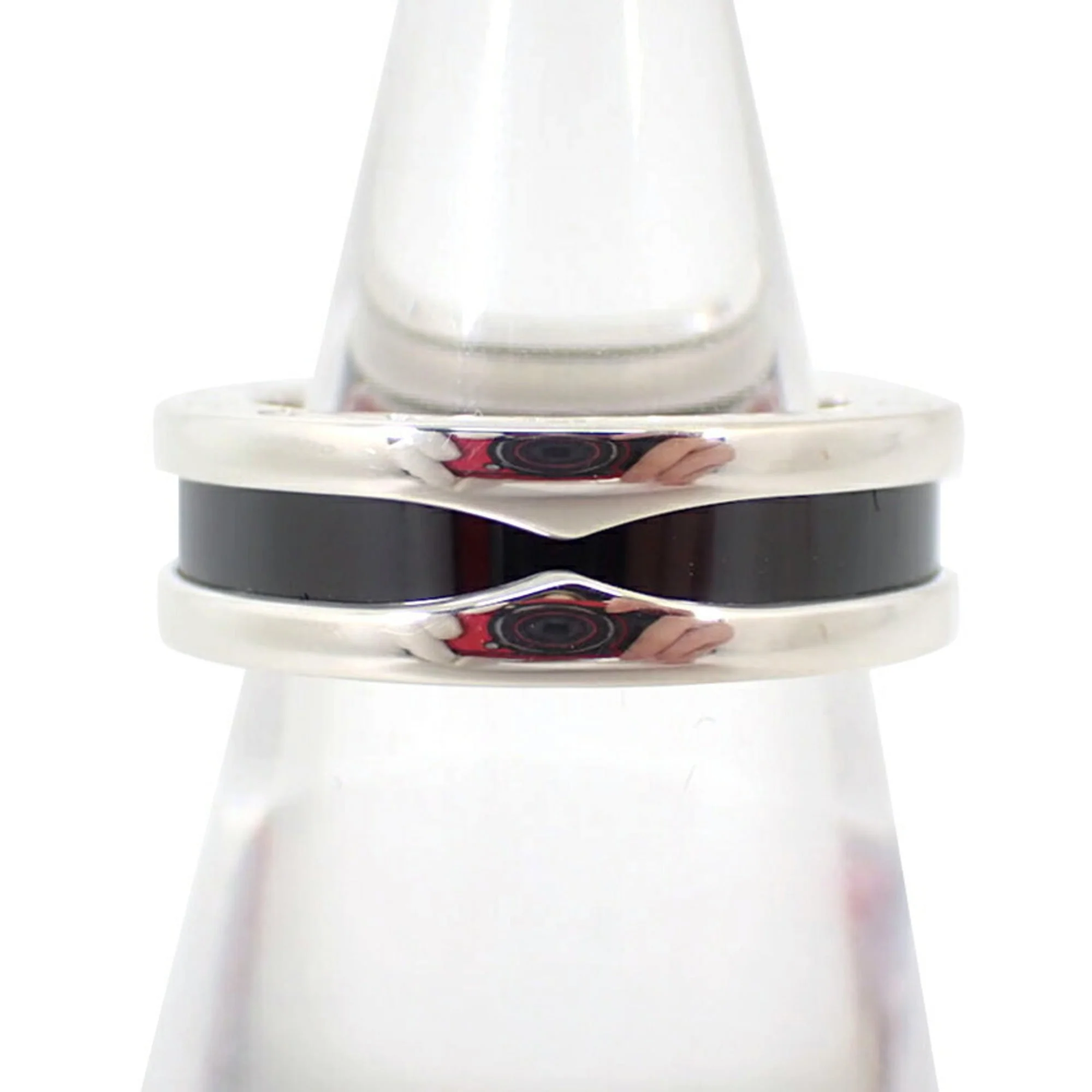 B.Zero1 Ring Sterling Silver and Ceramic - Image 2