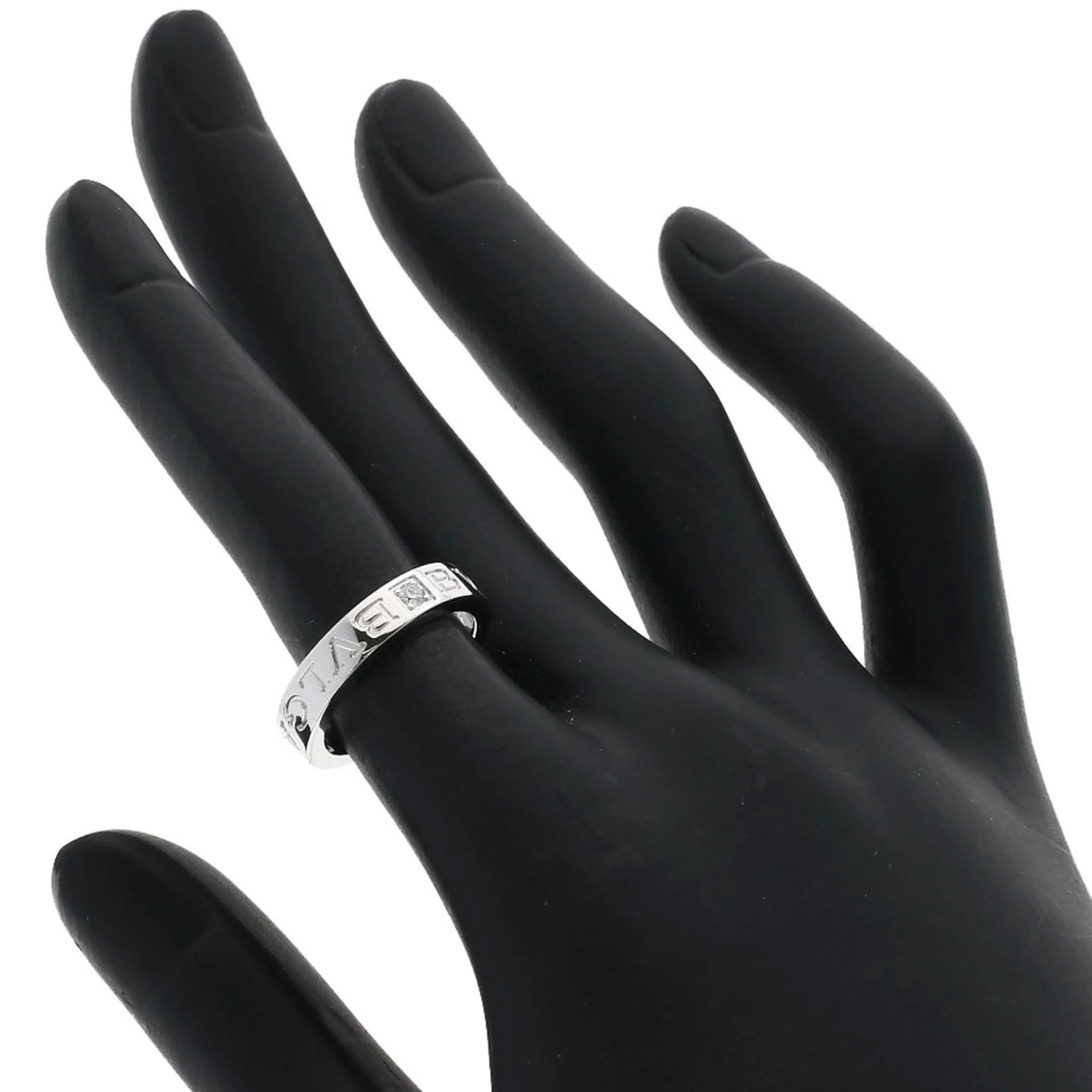 Double Ring 18K White Gold - Image 6
