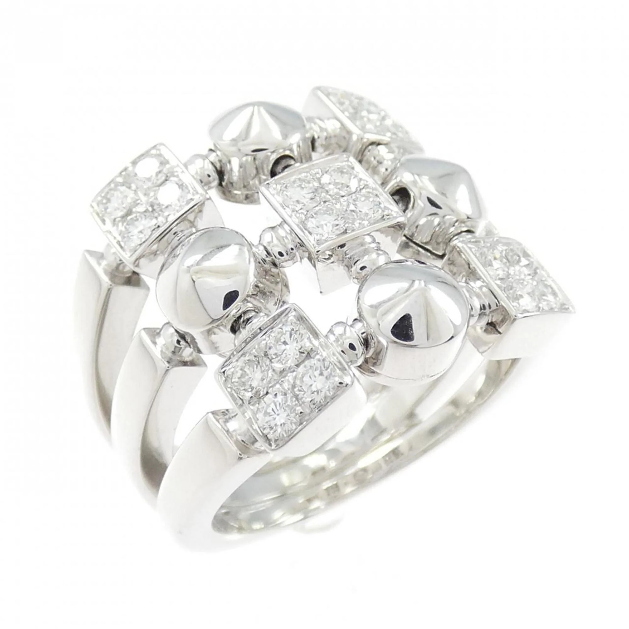 Lucia Ring 18K White Gold and Diamond
