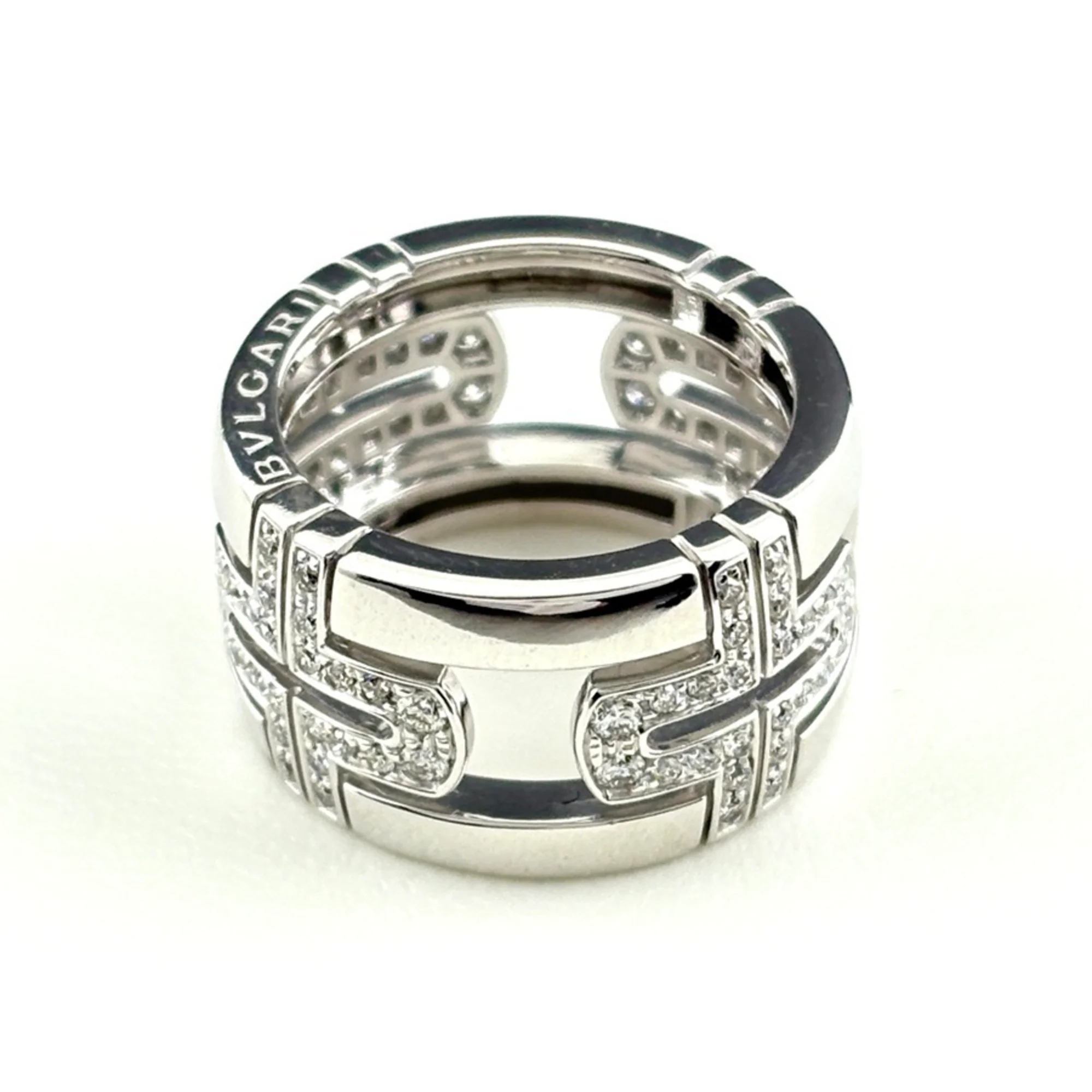 Parentesi Band Ring with Diamond - Image 2