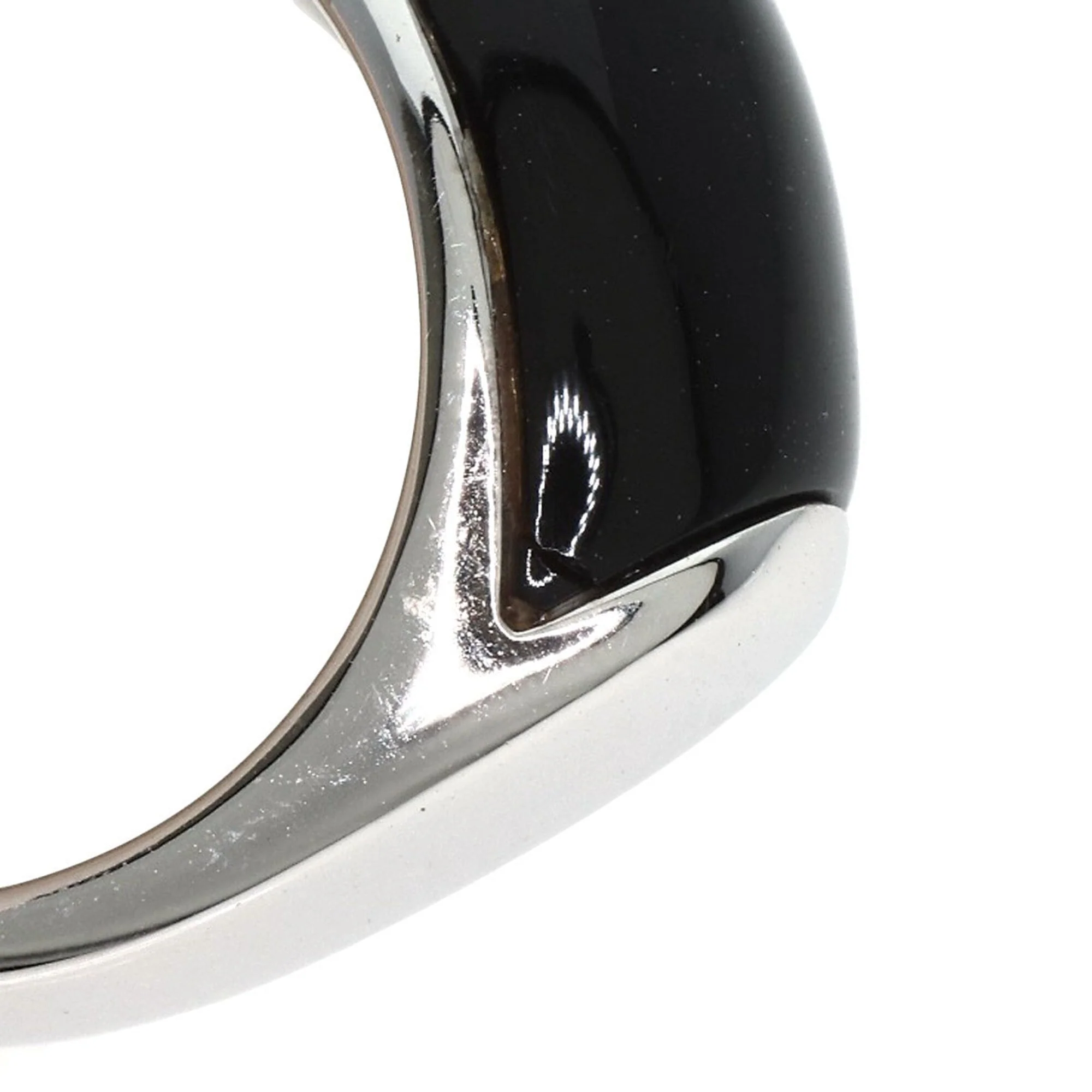 Tronchetto Onyx Ring 18K White Gold - Image 9