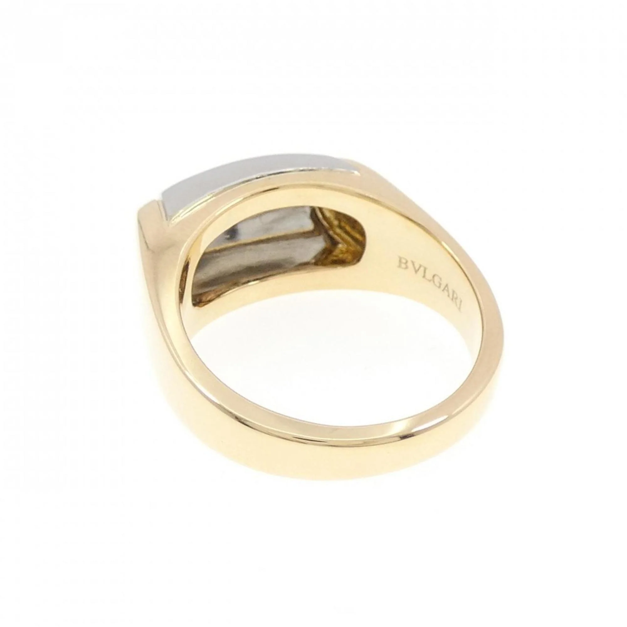 Tronchetto Ring Stainless Steel and 18K Yellow Gold - Image 3