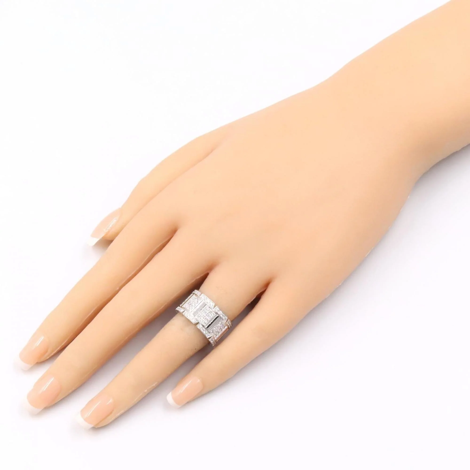 Band Ring 18K White Gold - Image 6