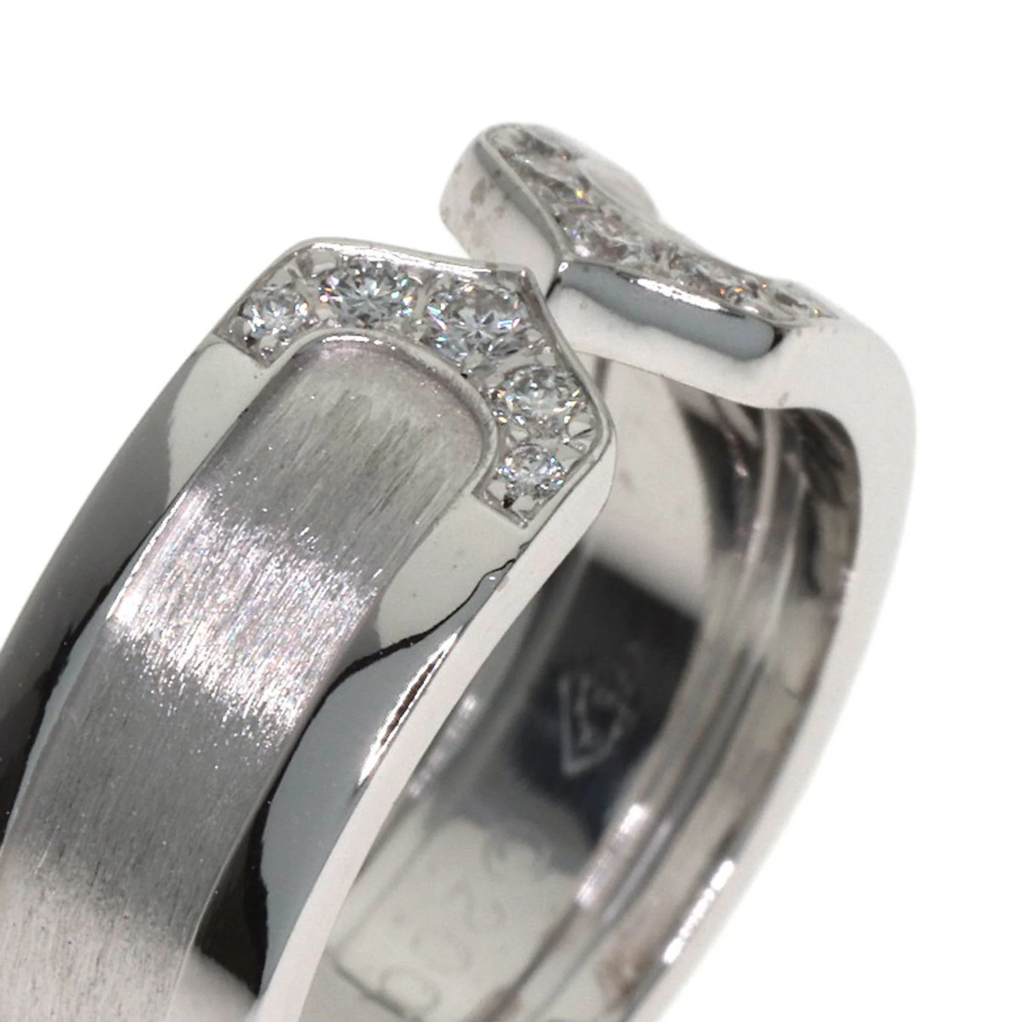C2 Ring 18K White Gold with Diamond - Image 9