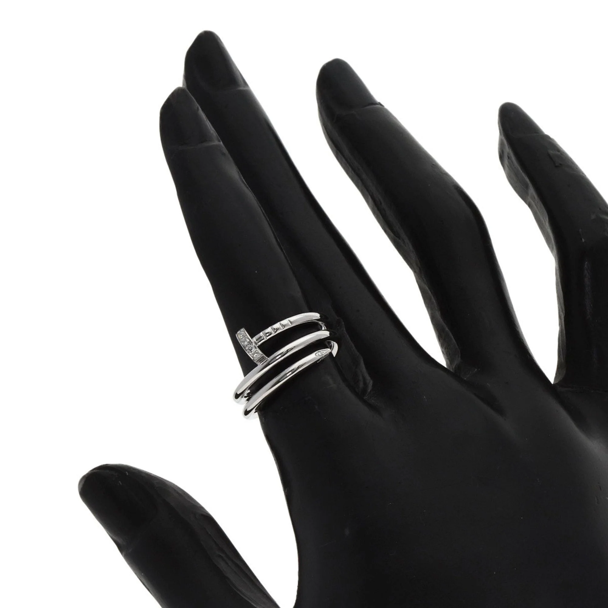 Juste un Clou Ring 18K White Gold with Diamond - Image 7