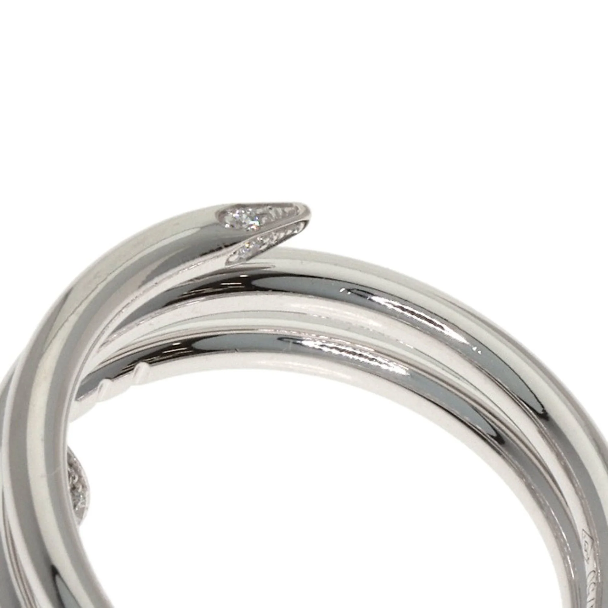 Juste un Clou Ring 18K White Gold with Diamond - Image 9