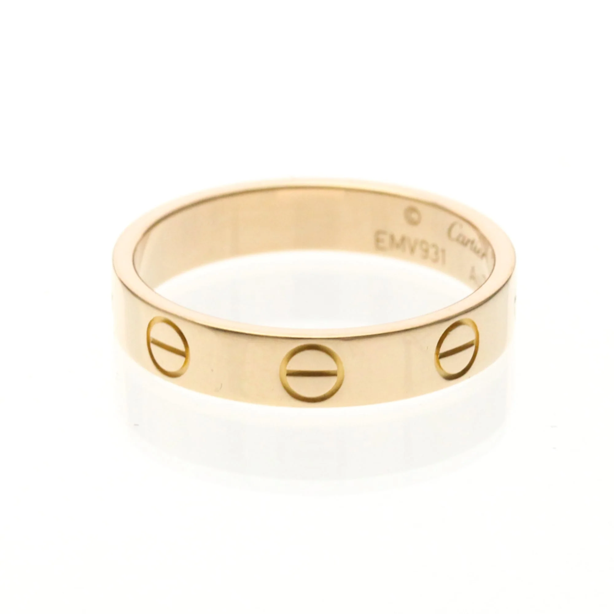 Love Ring 18K Rose Gold Mini - Image 2