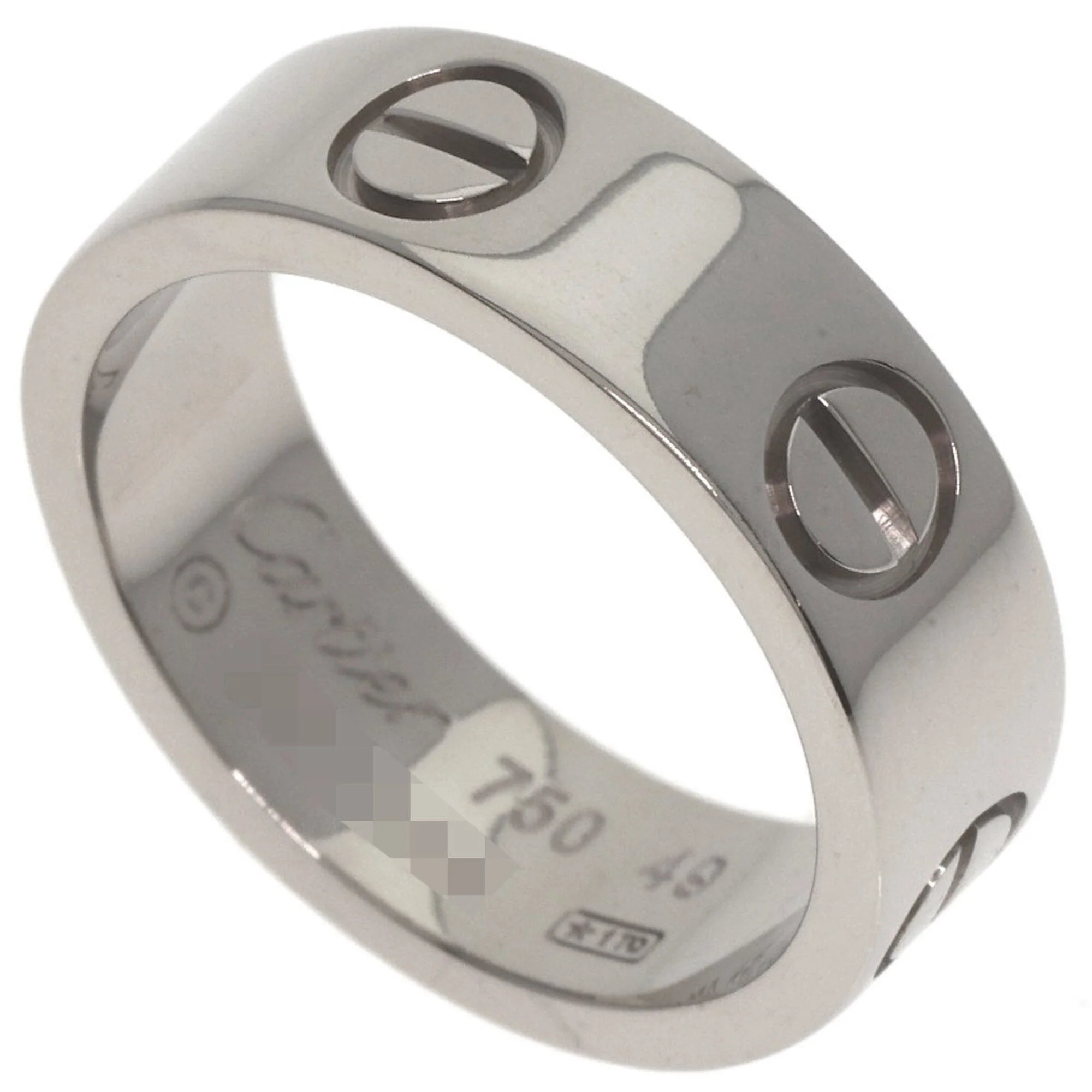 Love Ring 18K White Gold