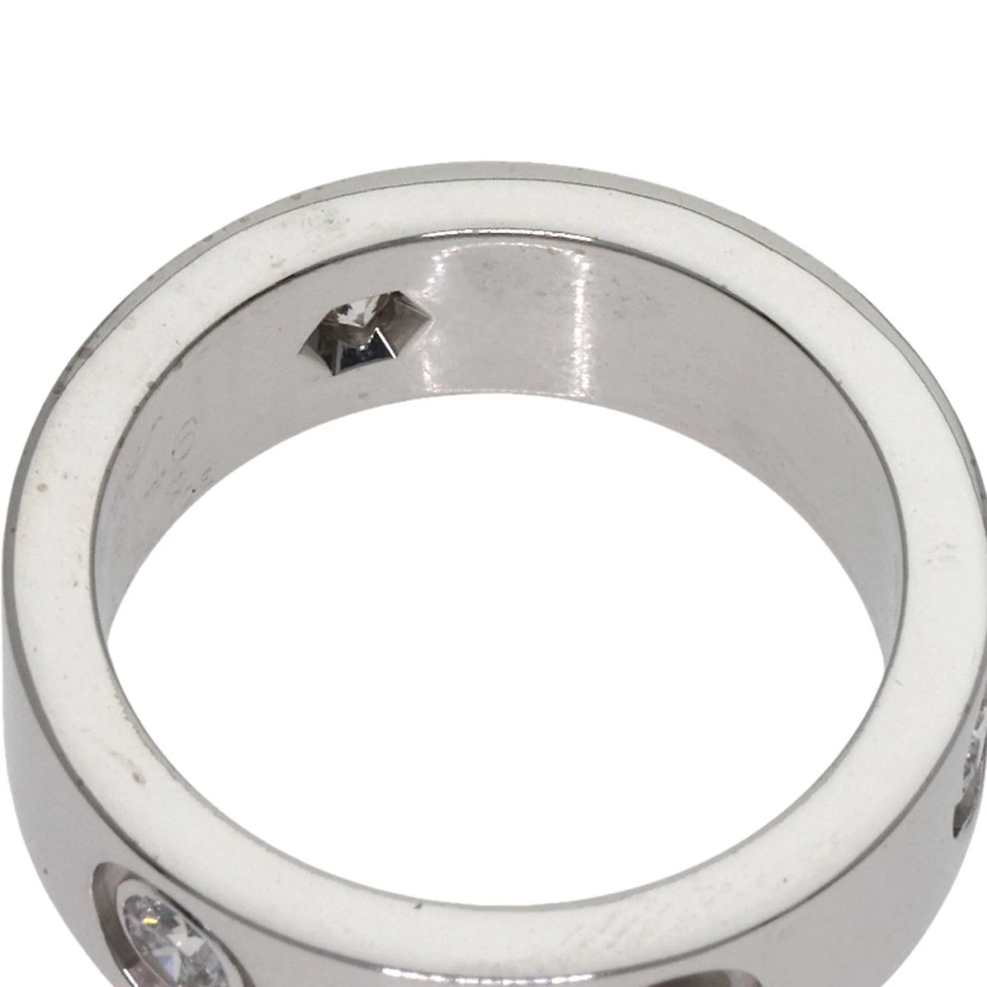 Love Ring 18K White Gold with Diamond - Image 7