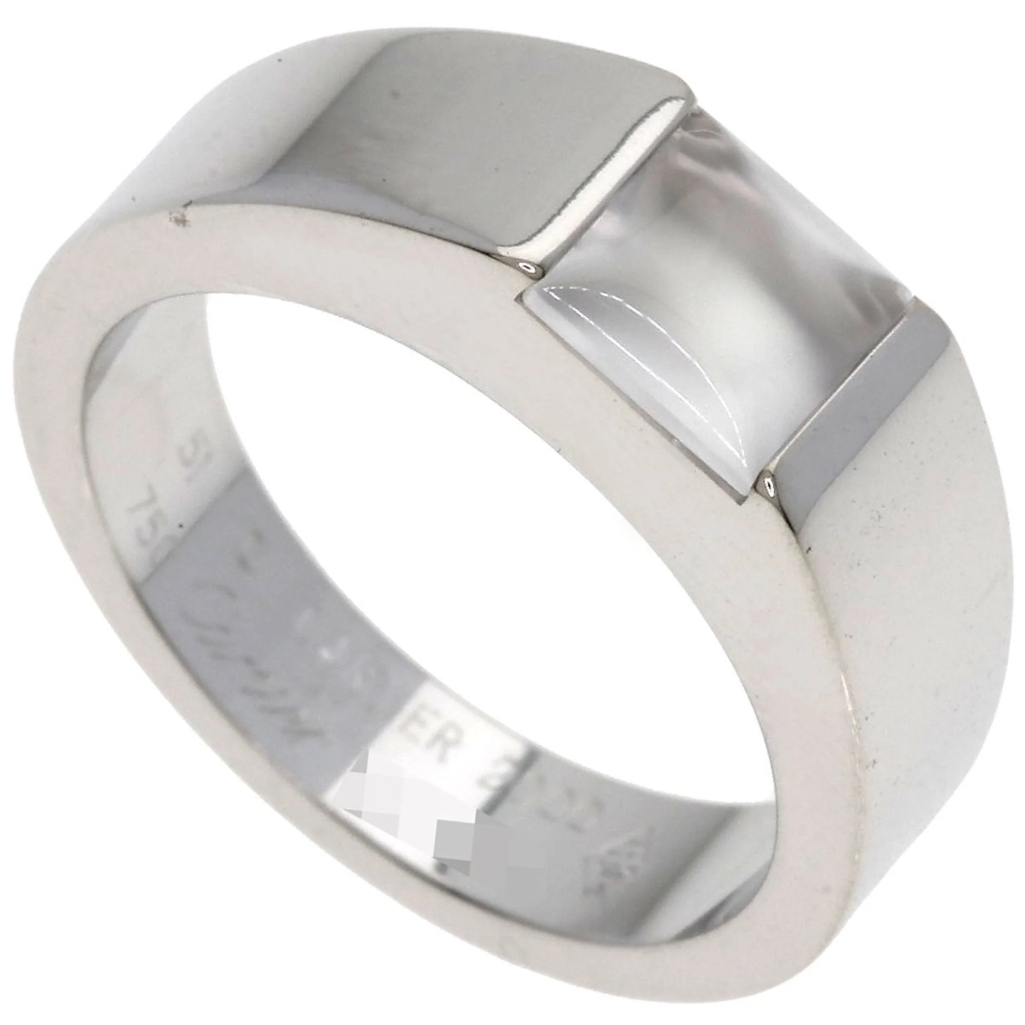 Moonstone Ring 18K White Gold