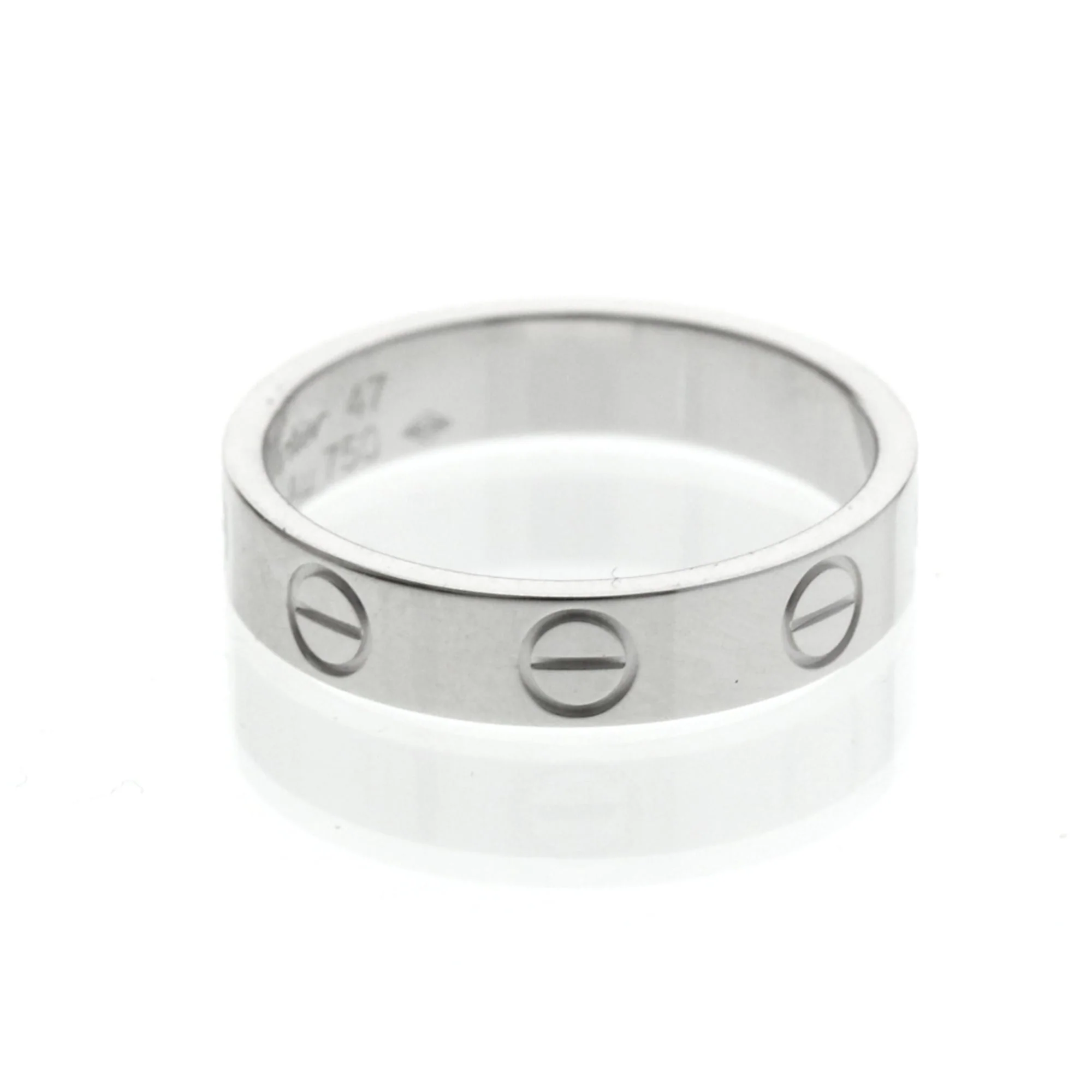 Ring 18K White Gold Mini - Image 4