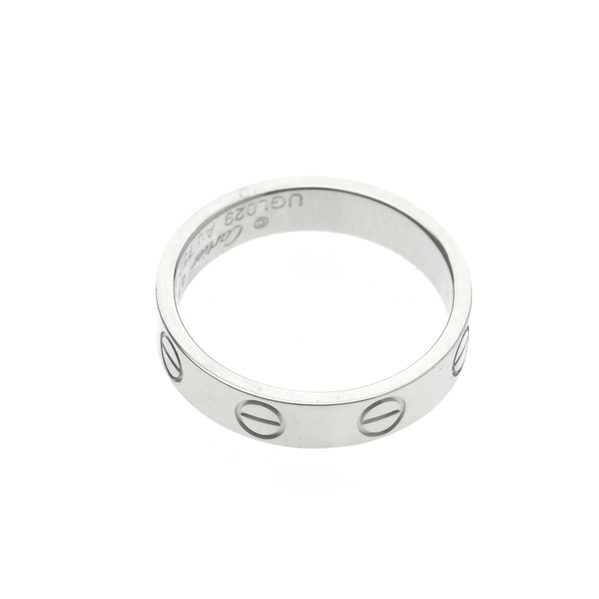 Ring 18K White Gold Mini - Image 9