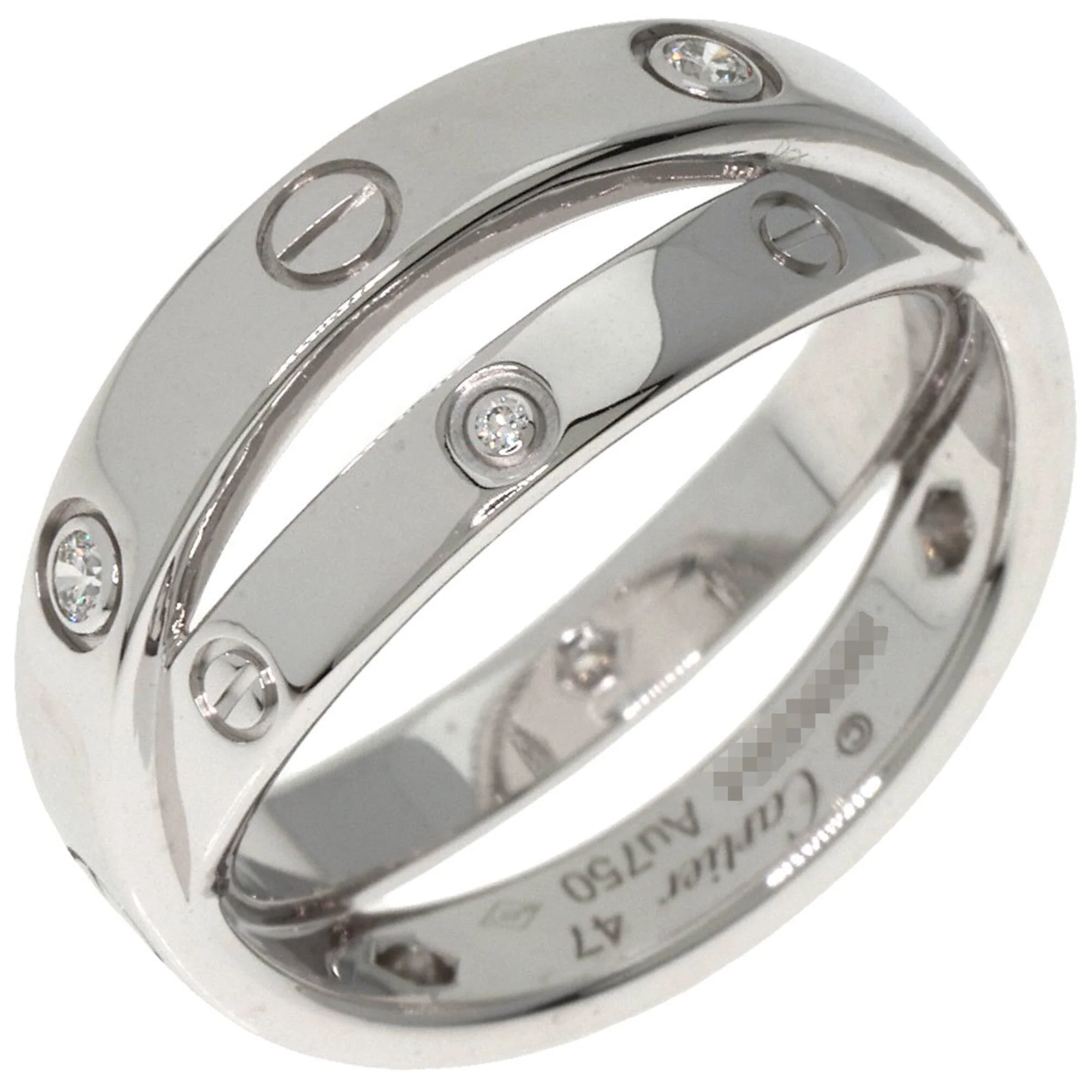 Ring 18K White Gold with Diamond - Image 2