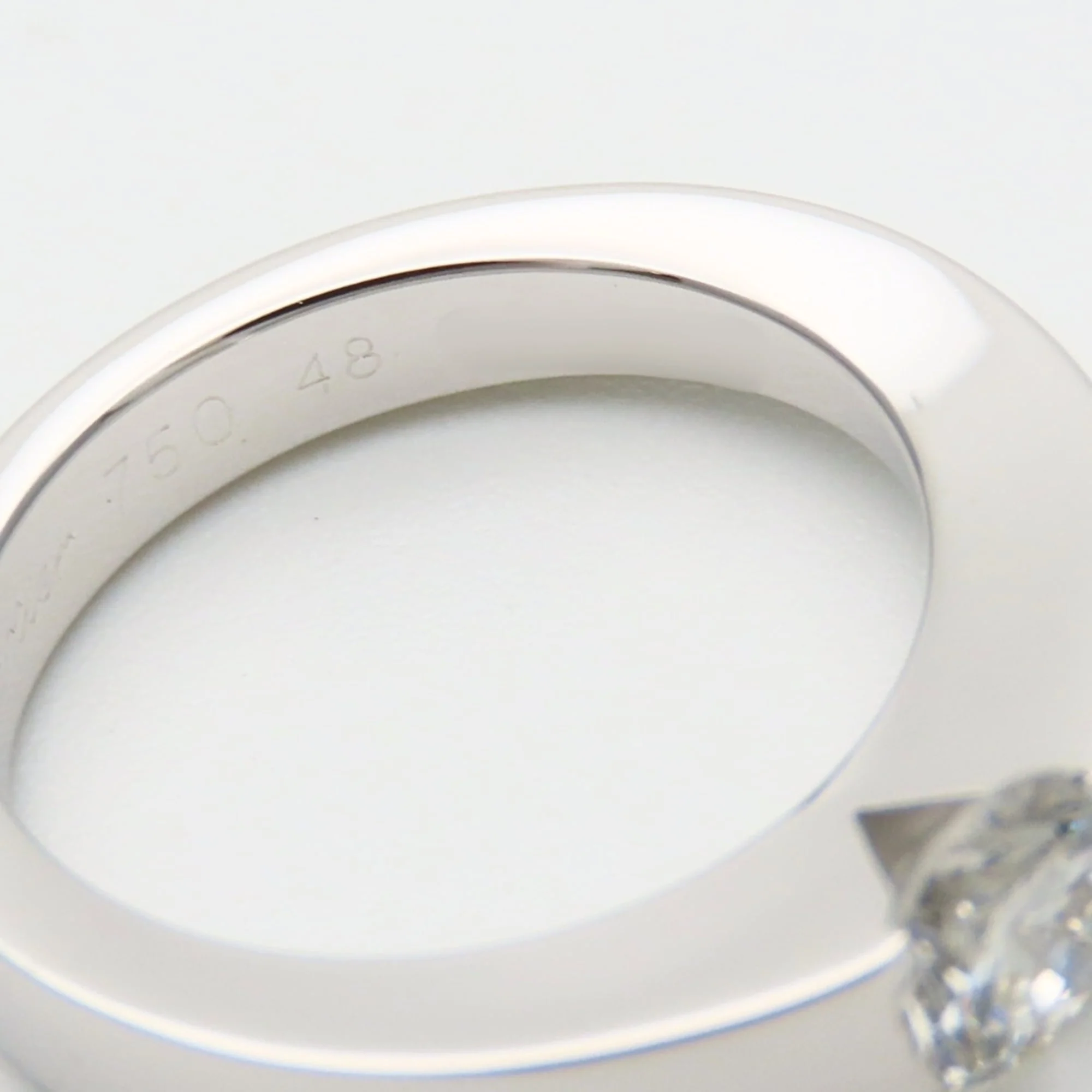 Ring 18K White Gold with Diamond - Image 7