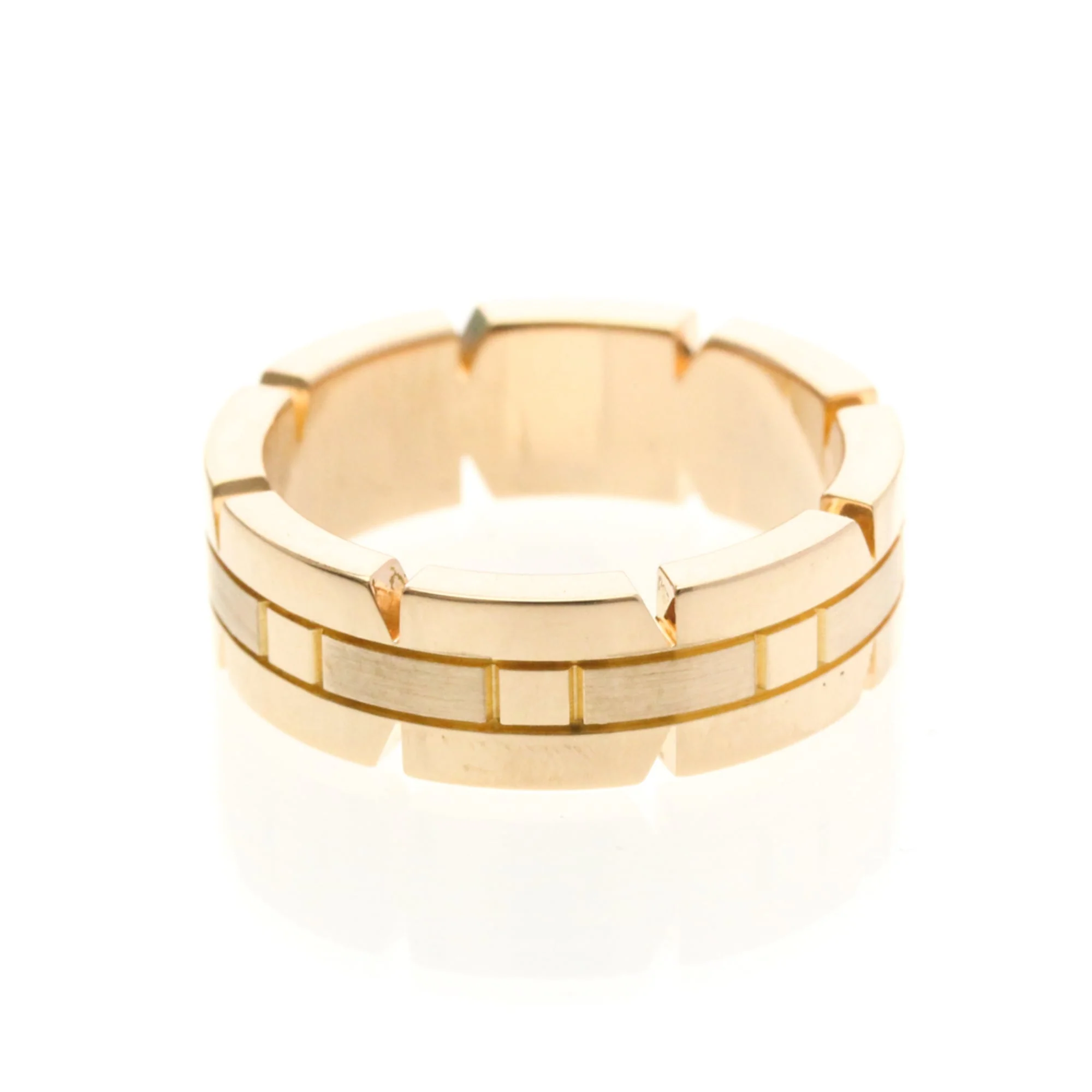 Tank FranŤaise Ring 18K Rose Gold - Image 3