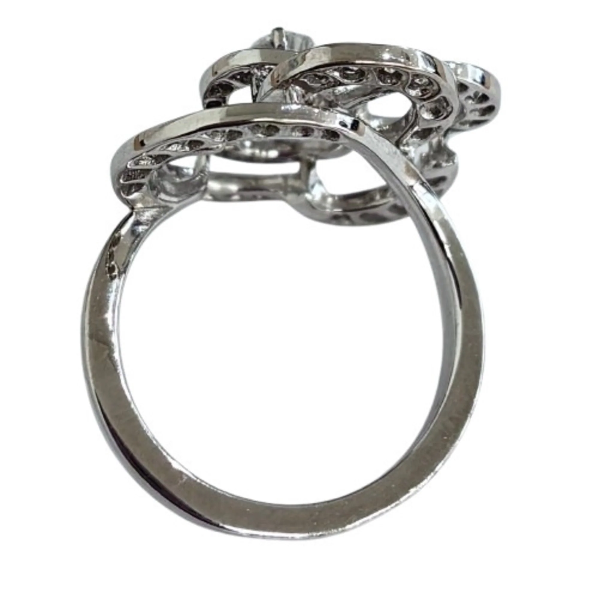 Camellia Ring 18K White Gold - Image 6