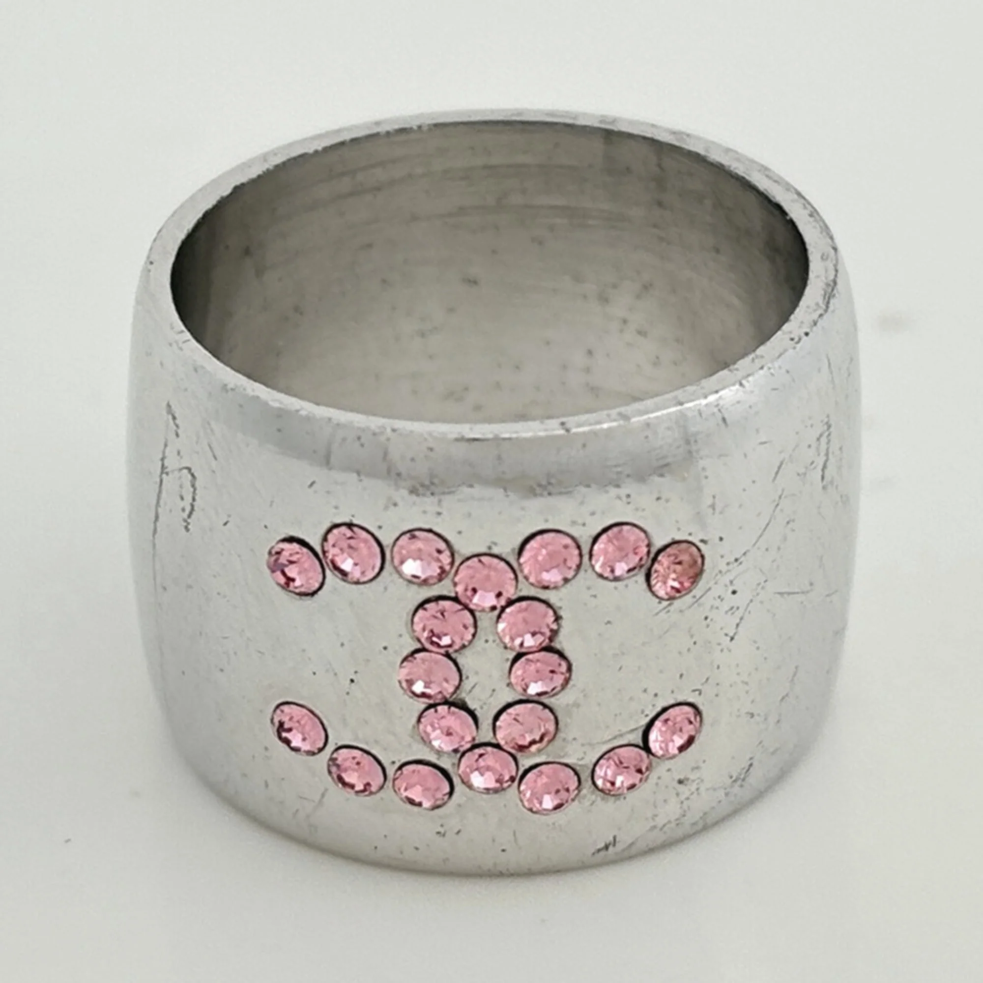 CC Logo Heart Ring Metal - Image 2